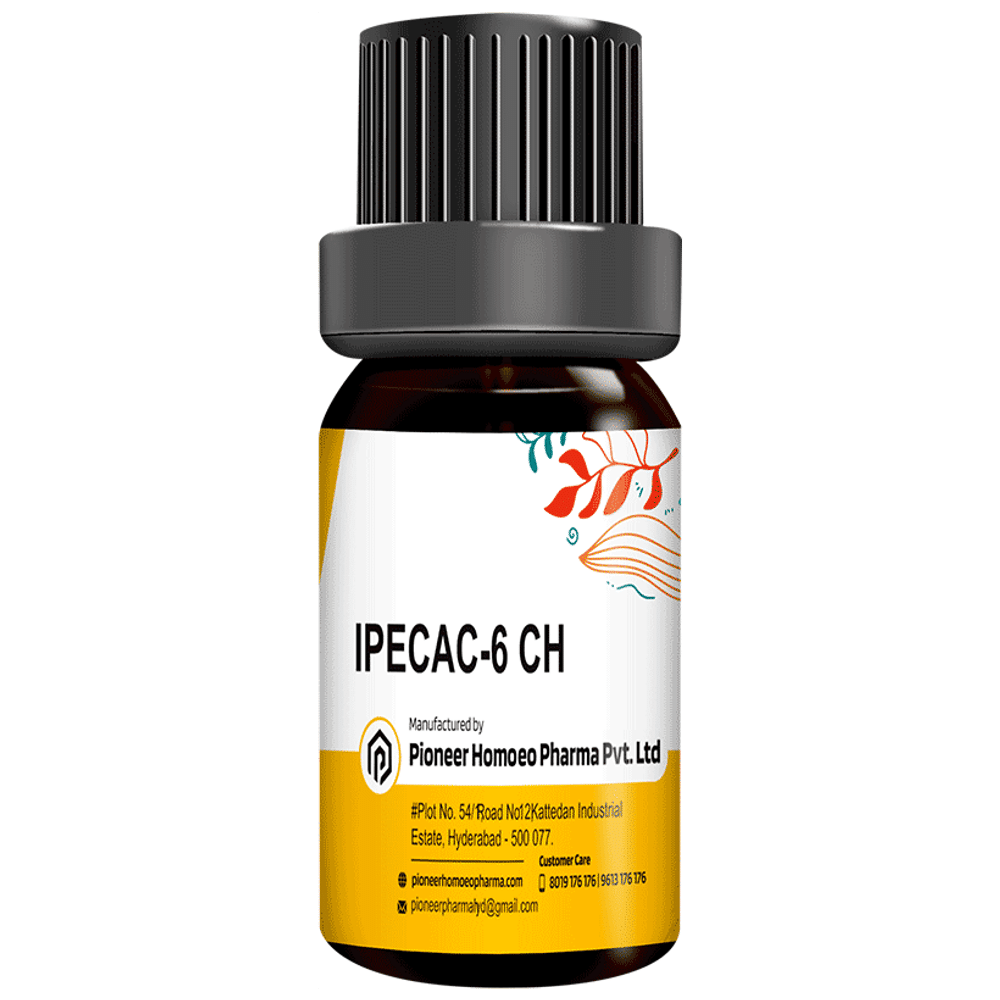 Pioneer Pharma Ipecac Globules Pellets Multidose Pills 6 CH Pioneer Pharma Ipecac Globules Pellets Multidose Pills 6 CH