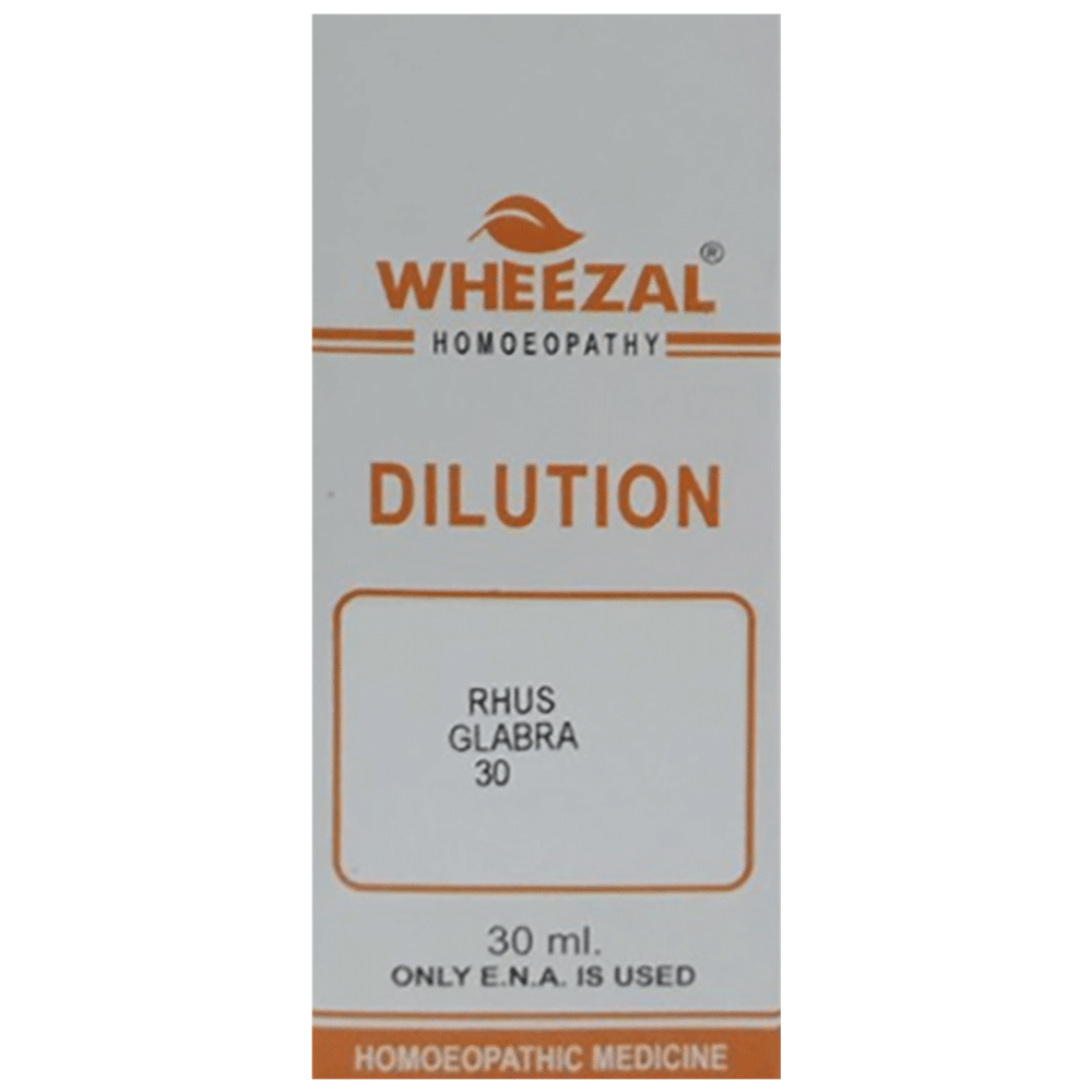 Wheezal Rhus Glabra Dilution 30 Wheezal Rhus Glabra Dilution 30