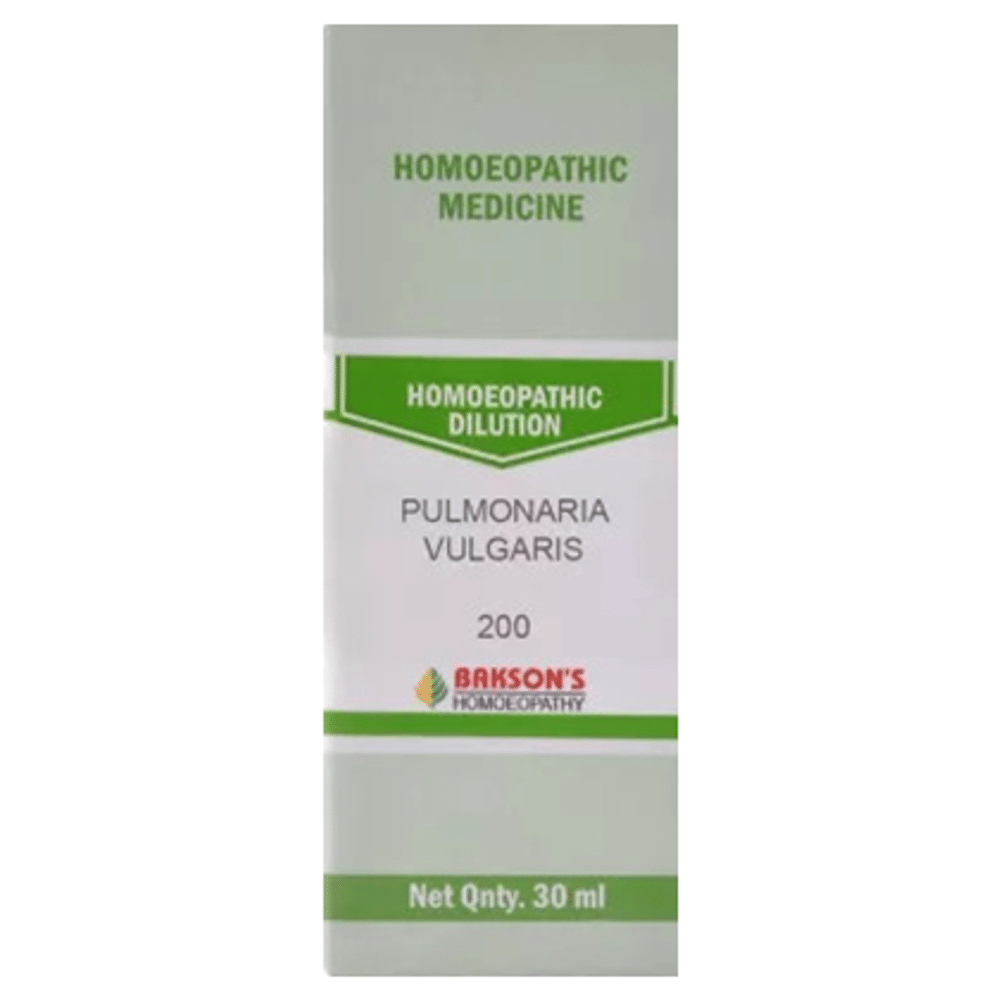 Bakson's Homeopathy Pulmonaria Vulgaris Dilution 200 Bakson's Homeopathy Pulmonaria Vulgaris Dilution 200