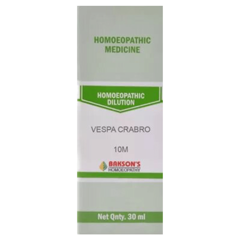 Bakson's Homeopathy Vespa Crabro  Dilution 10M
