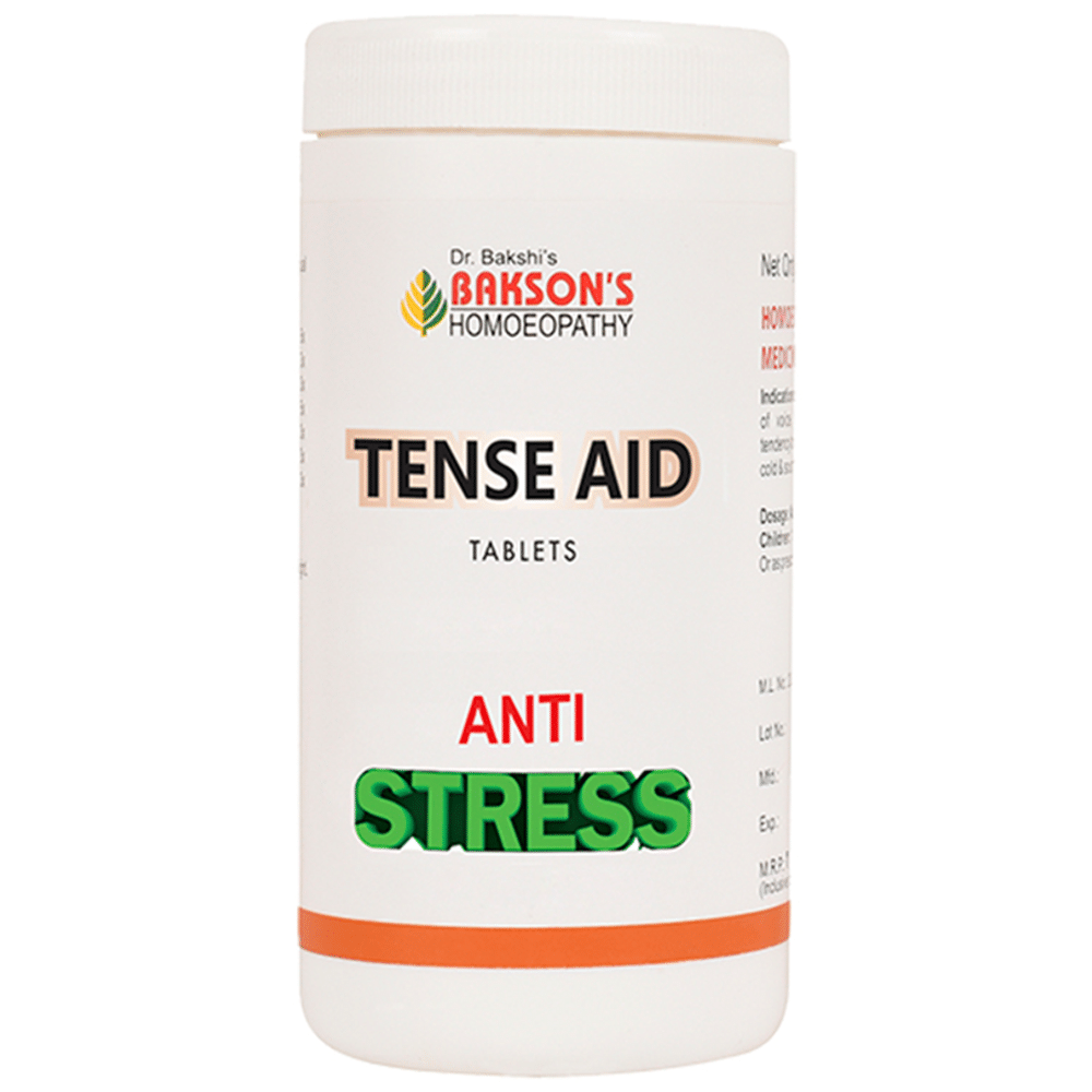 Bakson's Homeopathy Tense Aid Tablet Bakson's Homeopathy Tense Aid Tablet