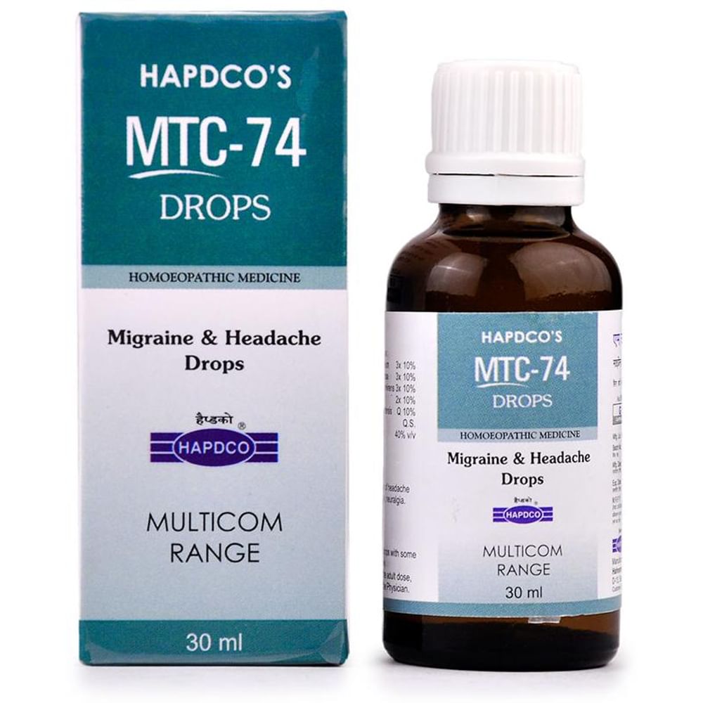 Hapdco MTC-74 Migraine & Headache Drop Hapdco MTC-74 Migraine & Headache Drop