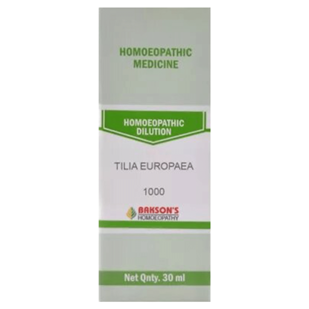 Bakson's Homeopathy Tilia Europaea Dilution 1000 CH Bakson's Homeopathy Tilia Europaea Dilution 1000 CH