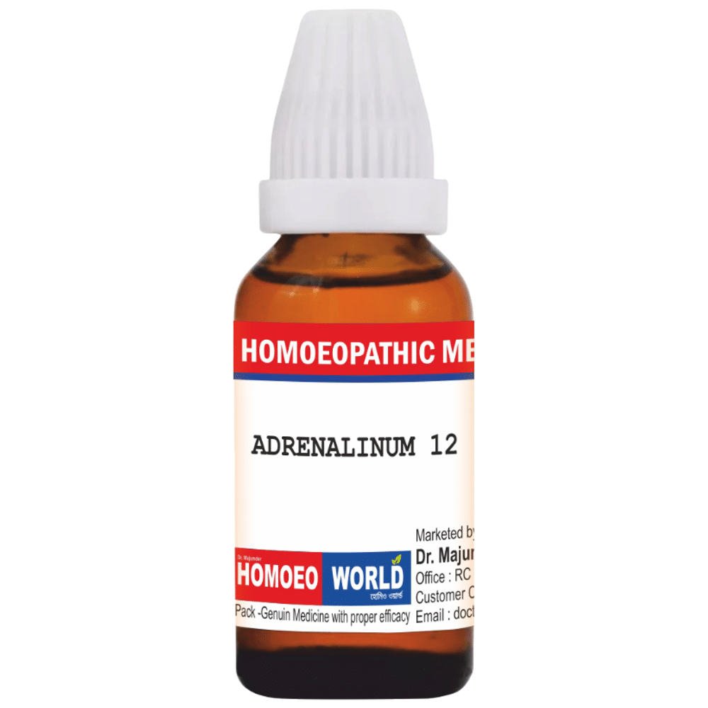 Dr. Majumder Homeo World Adrenalinum Dilution (30ml Each) 12 Dr. Majumder Homeo World Adrenalinum Dilution (30ml Each) 12