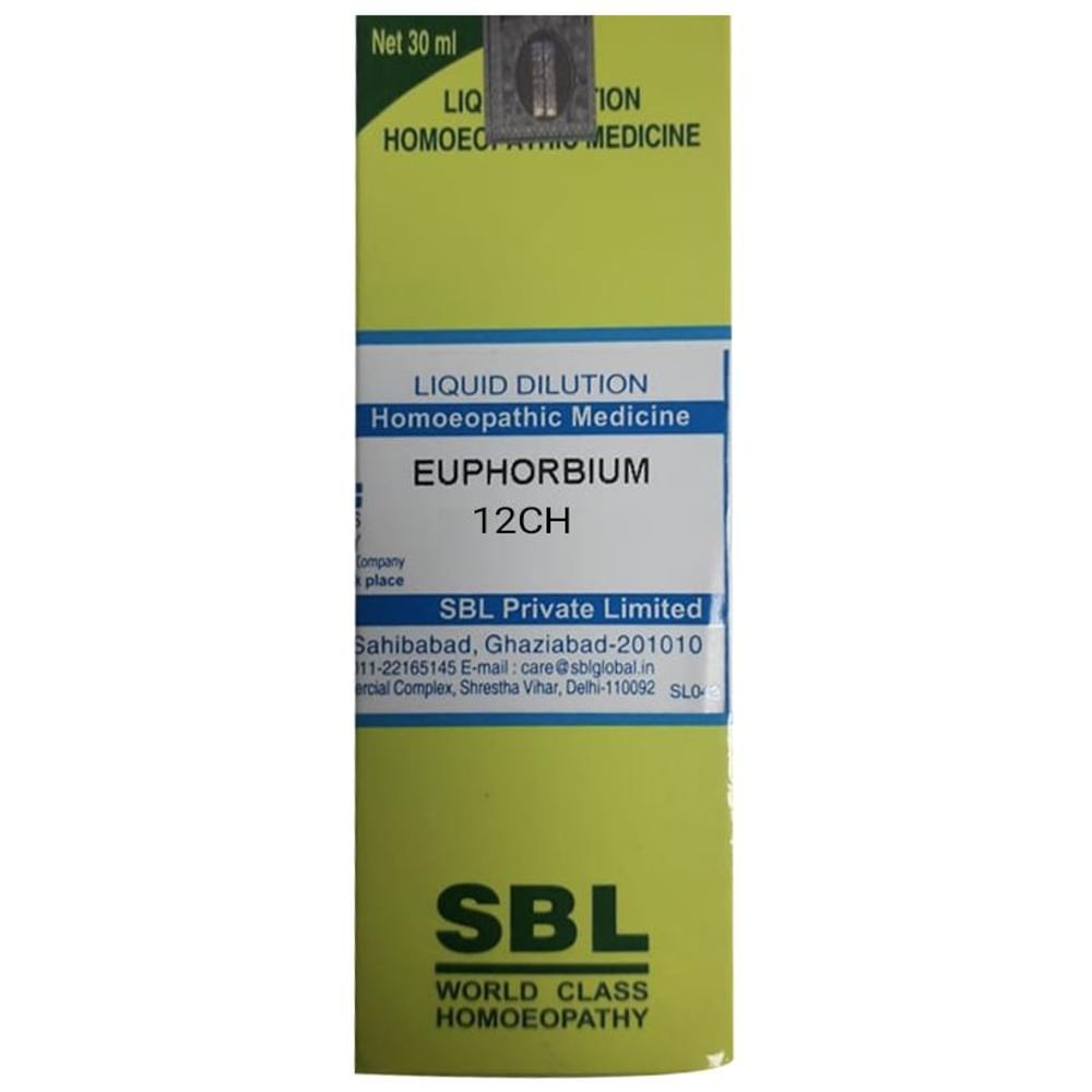 SBL Euphorbium Dilution 12 CH SBL Euphorbium Dilution 12 CH