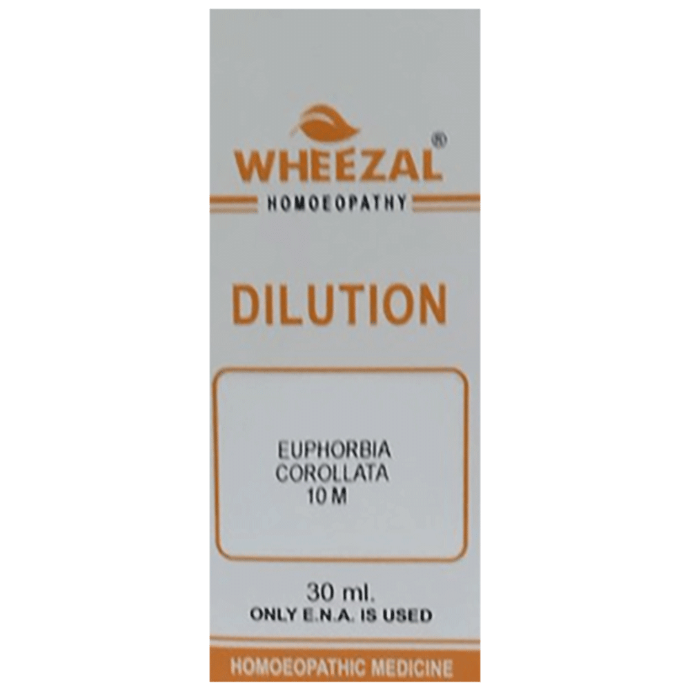 Wheezal Euphorbia Corollata Dilution 10M Wheezal Euphorbia Corollata Dilution 10M