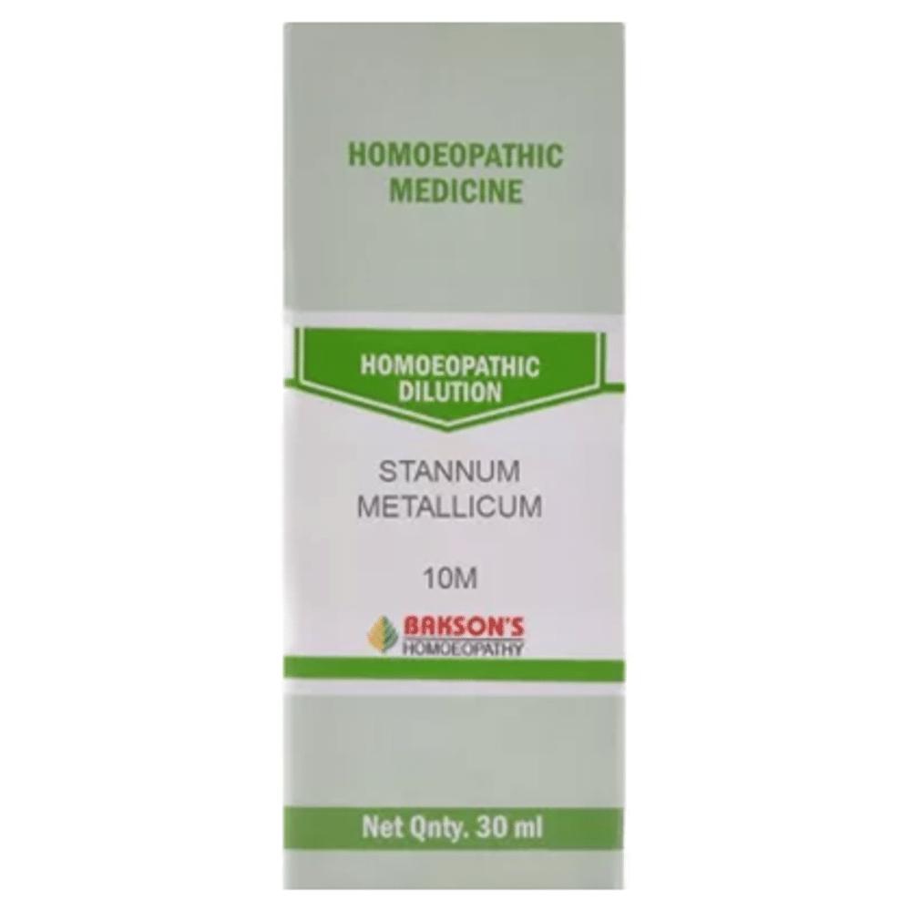 Bakson's Homeopathy Stannum Metallicum Dilution 10M Bakson's Homeopathy Stannum Metallicum Dilution 10M