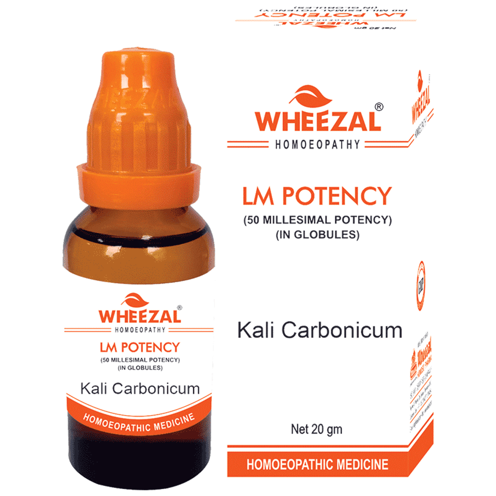 Wheezal Kali Carbonicum Globules 0/16 LM Wheezal Kali Carbonicum Globules 0/16 LM