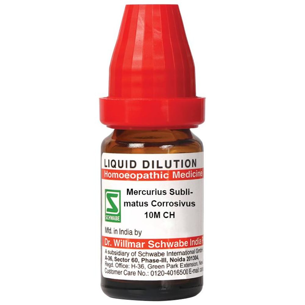 Dr Willmar Schwabe India Mercurius Sublimatus Corrosivus Dilution 10M CH Dr Willmar Schwabe India Mercurius Sublimatus Corrosivus Dilution 10M CH