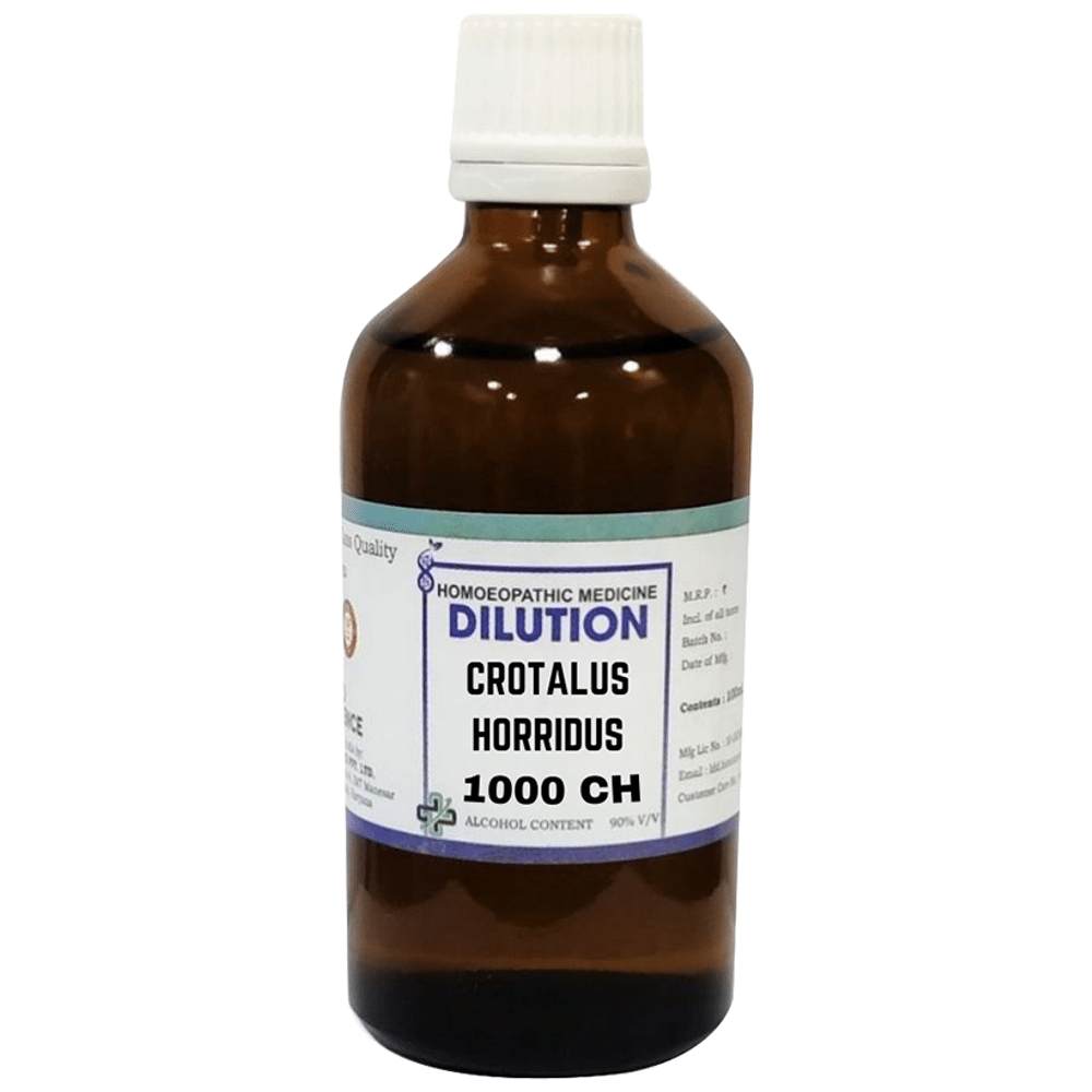 LDD Bioscience Crotalus Horridus Dilution 1000 CH LDD Bioscience Crotalus Horridus Dilution 1000 CH