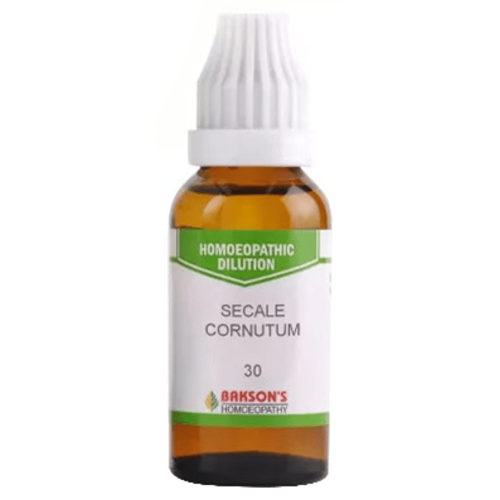Bakson's Homeopathy Secale Cornutum Dilution 30 Bakson's Homeopathy Secale Cornutum Dilution 30