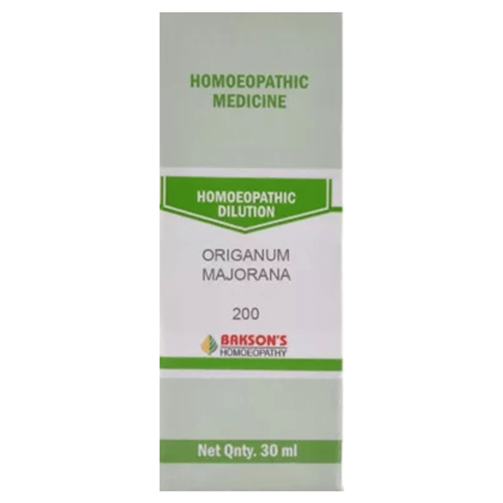 Bakson's Homeopathy Origanum Majorana Dilution 200 Bakson's Homeopathy Origanum Majorana Dilution 200