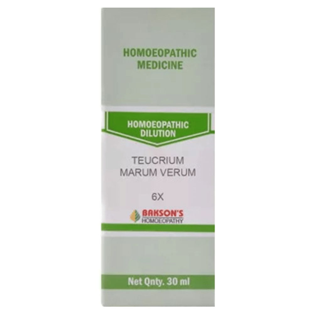 Bakson's Homeopathy Teucrium Marum Verum Dilution 6X Bakson's Homeopathy Teucrium Marum Verum Dilution 6X
