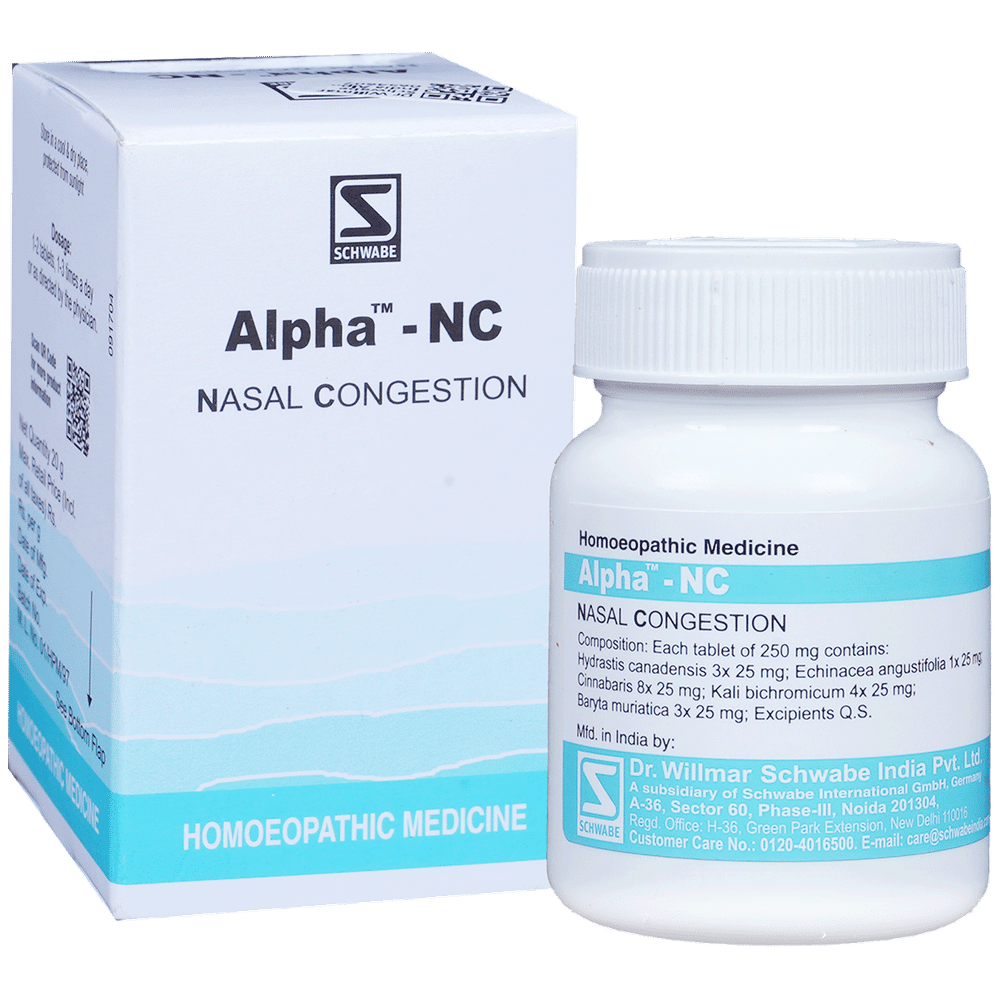 Dr Willmar Schwabe India Alpha - NC Tablet Dr Willmar Schwabe India Alpha - NC Tablet