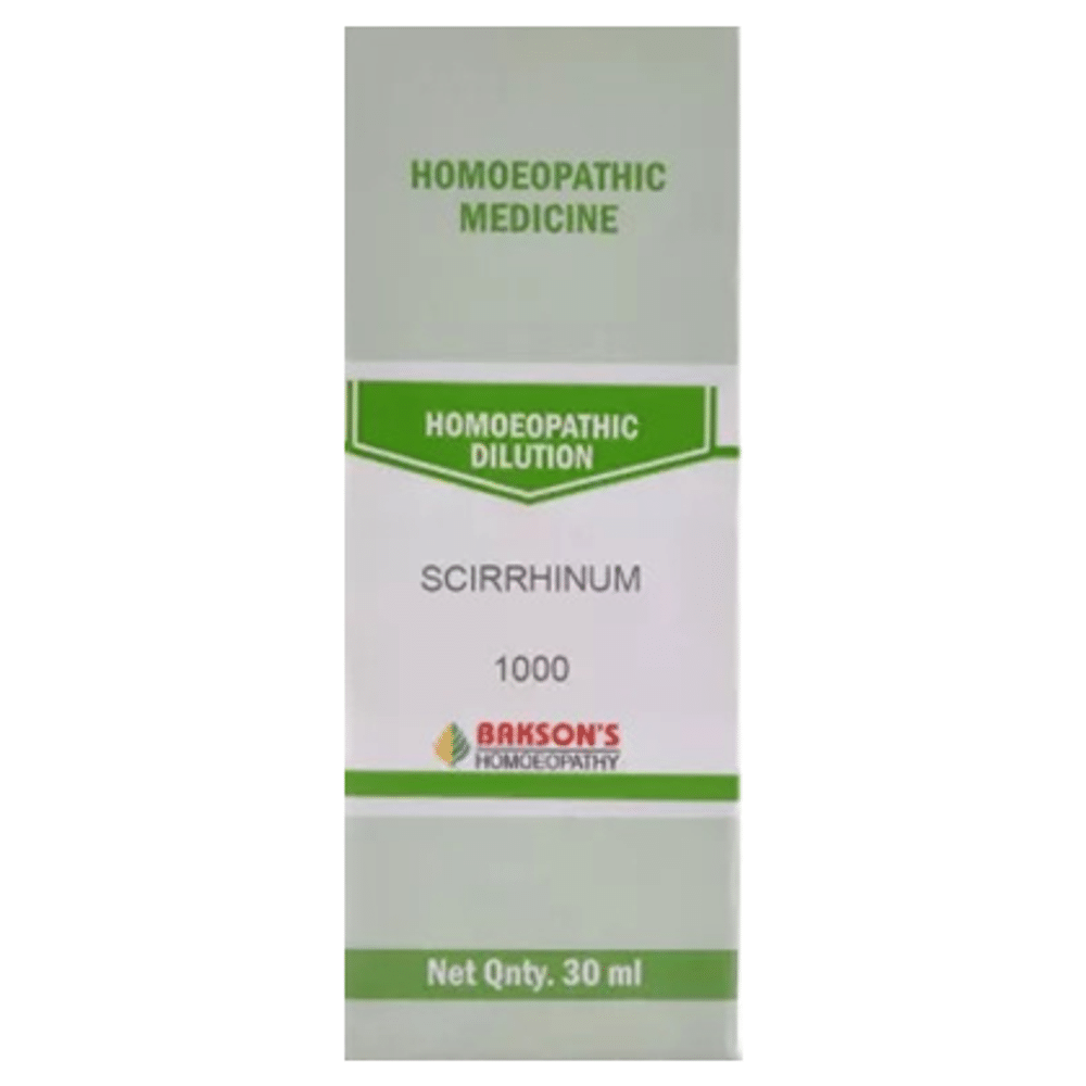 Bakson's Homeopathy Scirrhinum Dilution 1000 CH Bakson's Homeopathy Scirrhinum Dilution 1000 CH