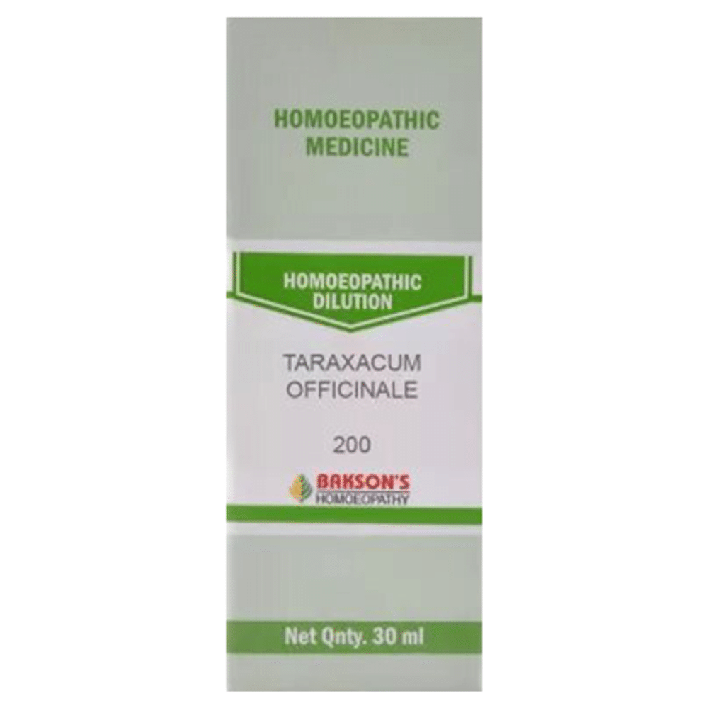 Bakson's Homeopathy Taraxacum Officinale Dilution 200 Bakson's Homeopathy Taraxacum Officinale Dilution 200