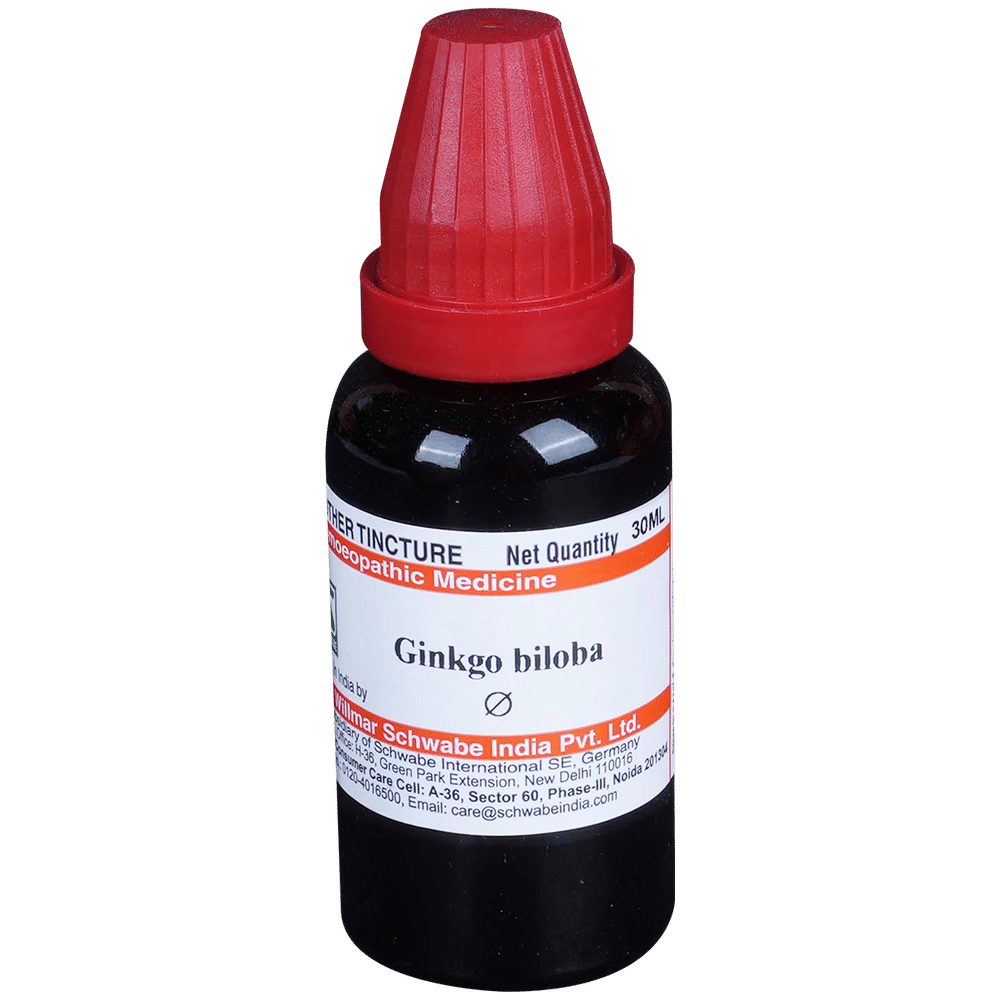 Dr Willmar Schwabe India Ginkgo Biloba Mother Tincture Q Dr Willmar Schwabe India Ginkgo Biloba Mother Tincture Q