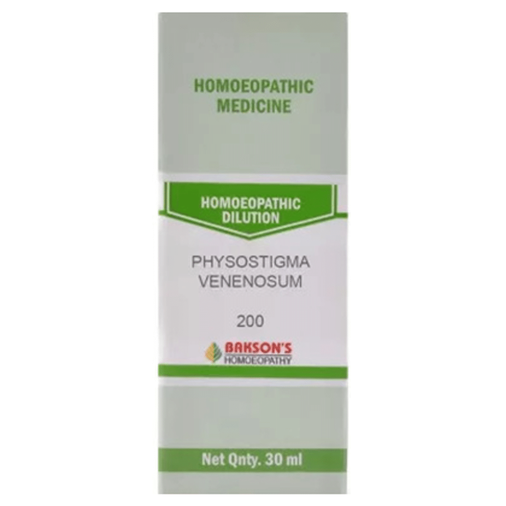 Bakson's Homeopathy Physostigma Venenosum Dilution 200 Bakson's Homeopathy Physostigma Venenosum Dilution 200
