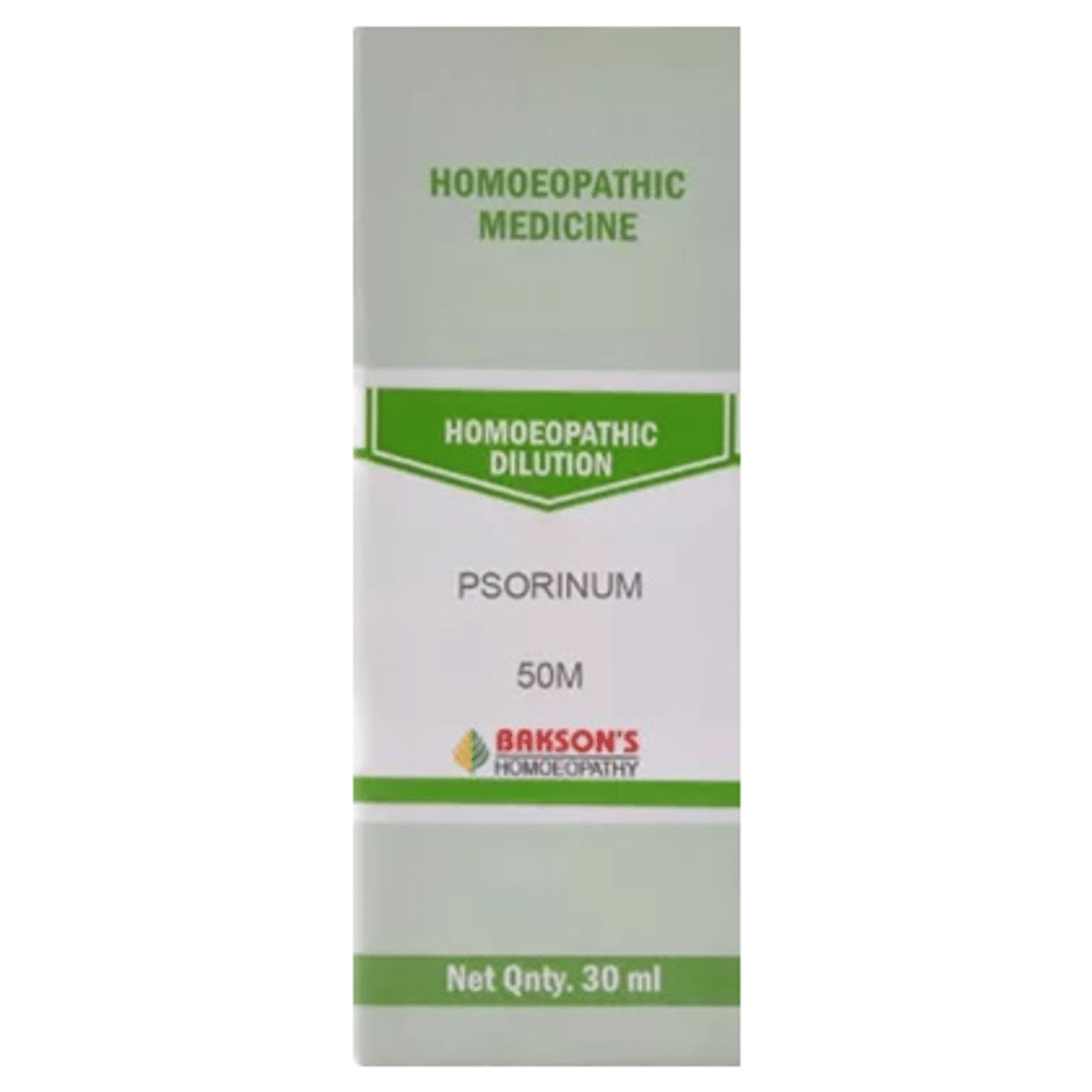 Bakson's Homeopathy Psorinum Dilution 50M Bakson's Homeopathy Psorinum Dilution 50M