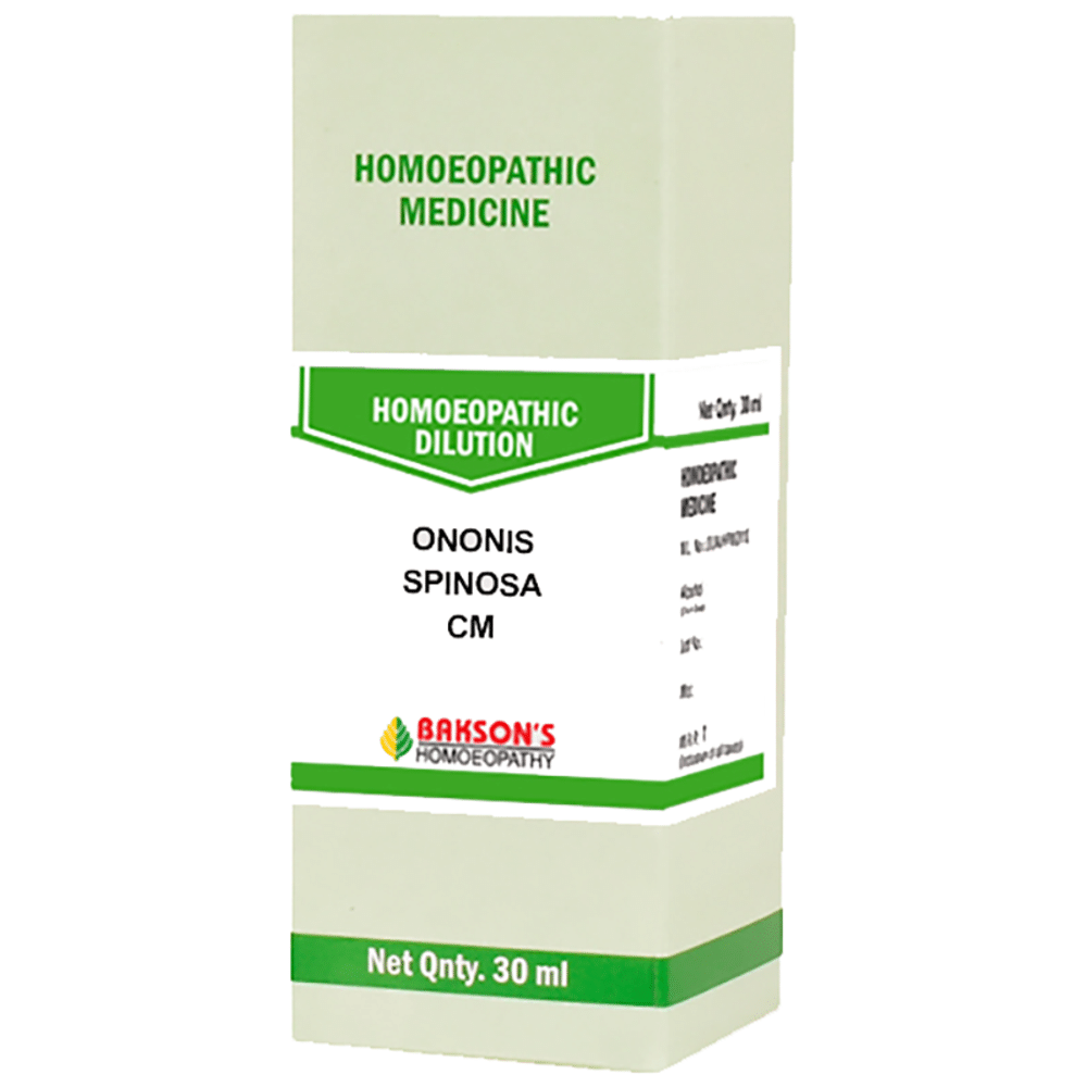 Bakson's Homeopathy Ononis Spinosa Dilution CM Bakson's Homeopathy Ononis Spinosa Dilution CM