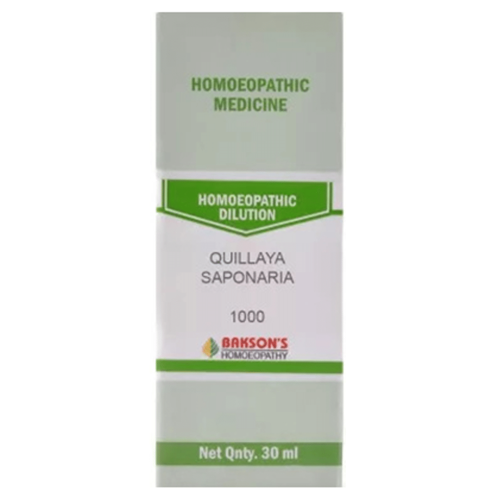Bakson's Homeopathy Quillaya Saponaria Dilution 1000 CH Bakson's Homeopathy Quillaya Saponaria Dilution 1000 CH
