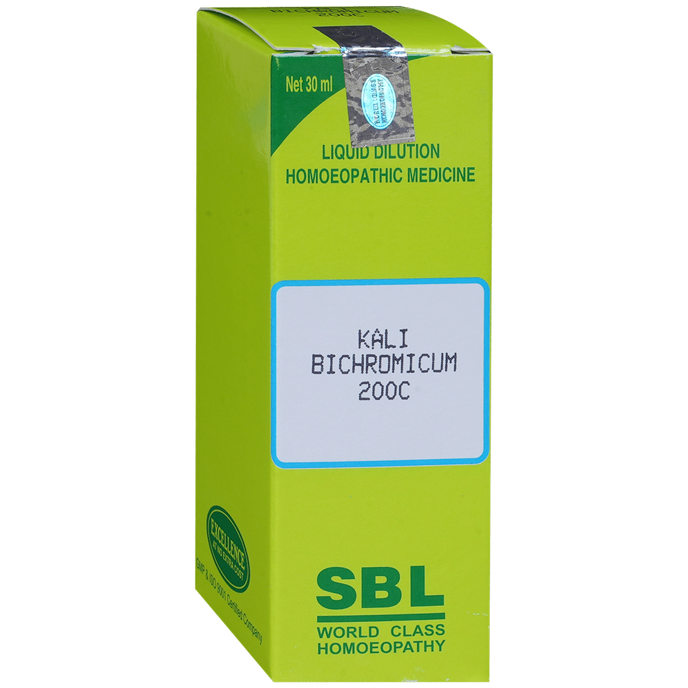 SBL Kali Bichromicum Dilution 200 CH SBL Kali Bichromicum Dilution 200 CH