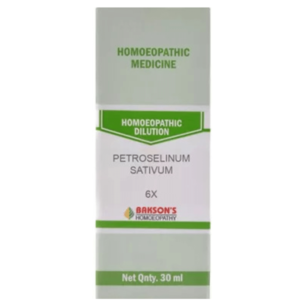 Bakson's Homeopathy Petroselinum Sativum Dilution 6X Bakson's Homeopathy Petroselinum Sativum Dilution 6X