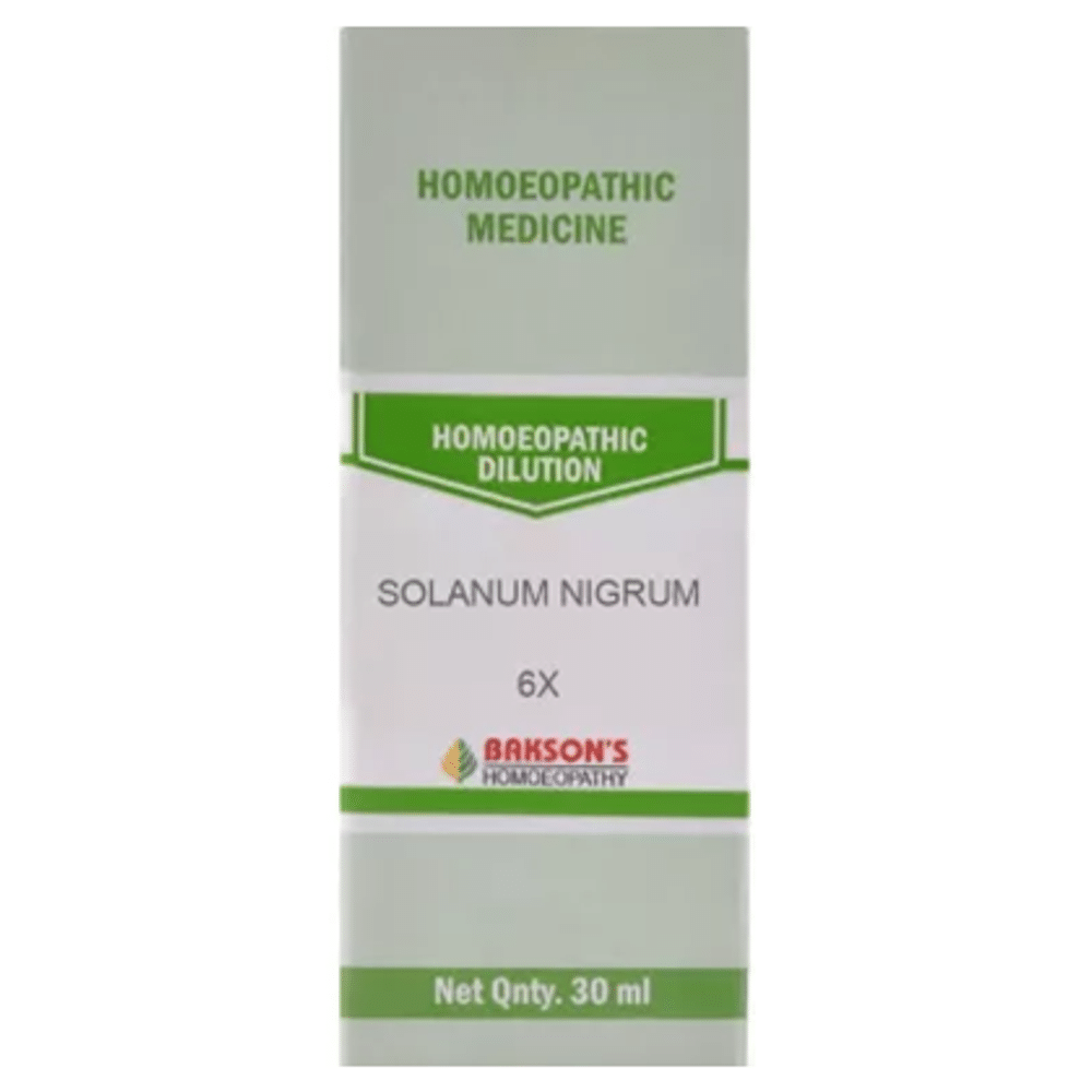 Bakson's Homeopathy Solanum Nigrum Dilution 6X Bakson's Homeopathy Solanum Nigrum Dilution 6X