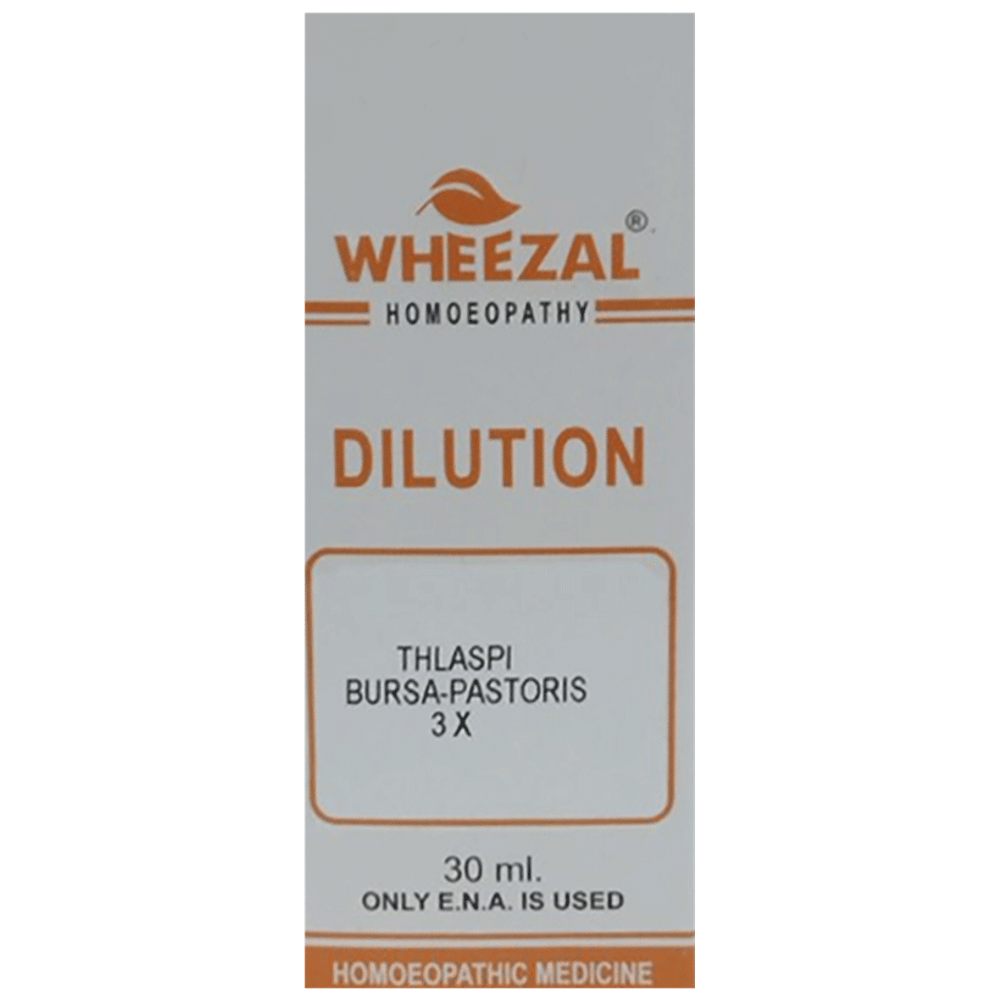 Wheezal Thalapsi Bursa Pastoris Dilution 3X Wheezal Thalapsi Bursa Pastoris Dilution 3X