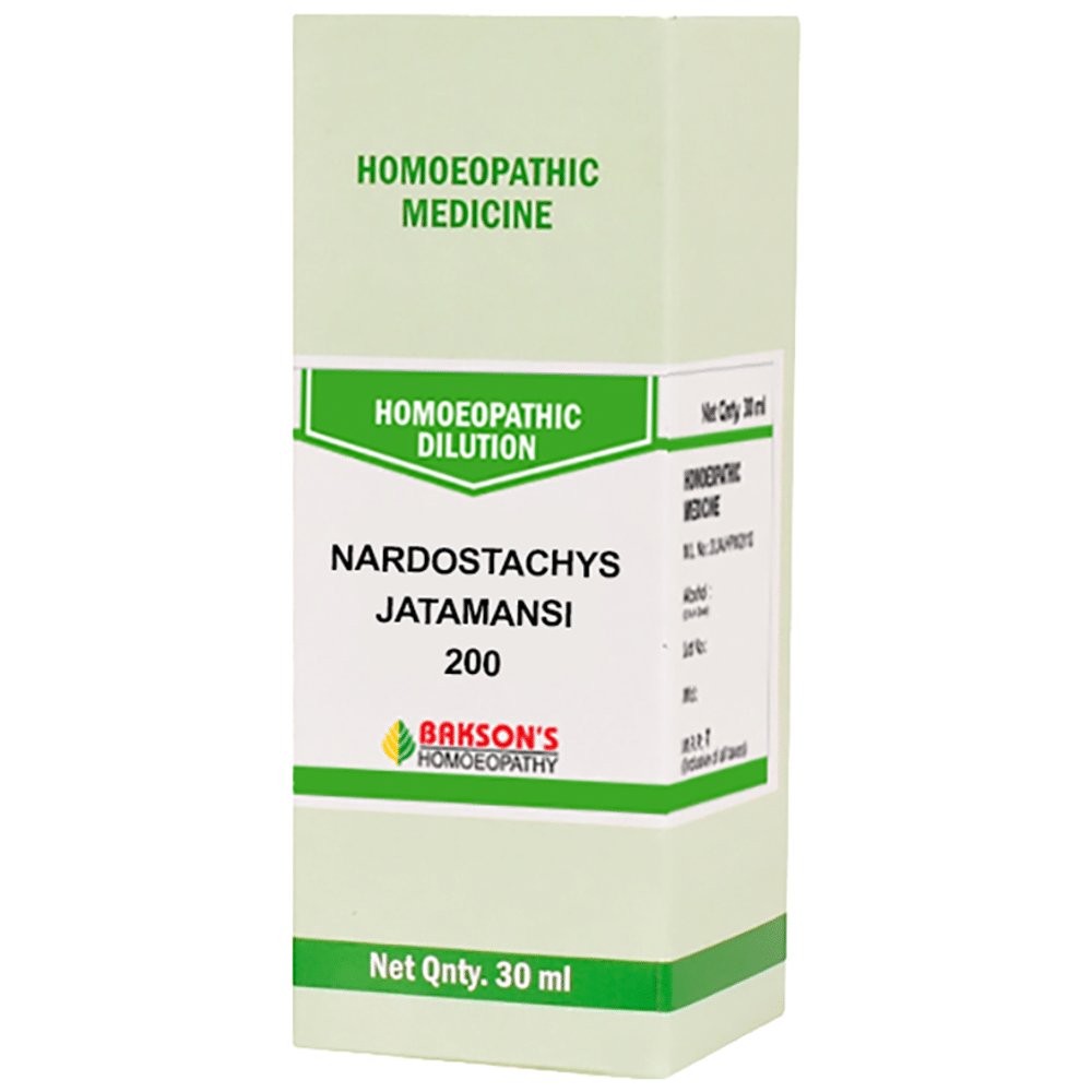 Bakson's Homeopathy Nardostachys Jatamansi Dilution 200