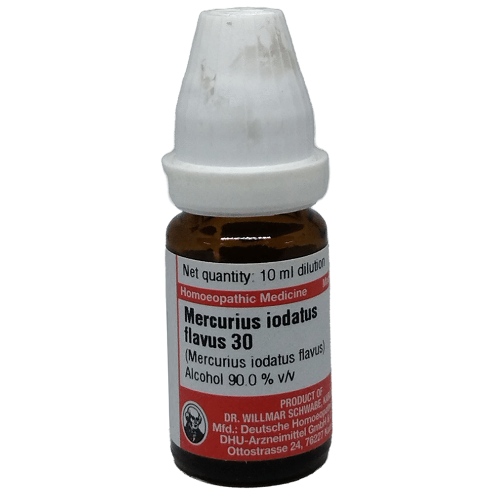 Dr Willmar Schwabe Germany Mercurius Iodatus Flavus Dilution 30 Dr Willmar Schwabe Germany Mercurius Iodatus Flavus Dilution 30