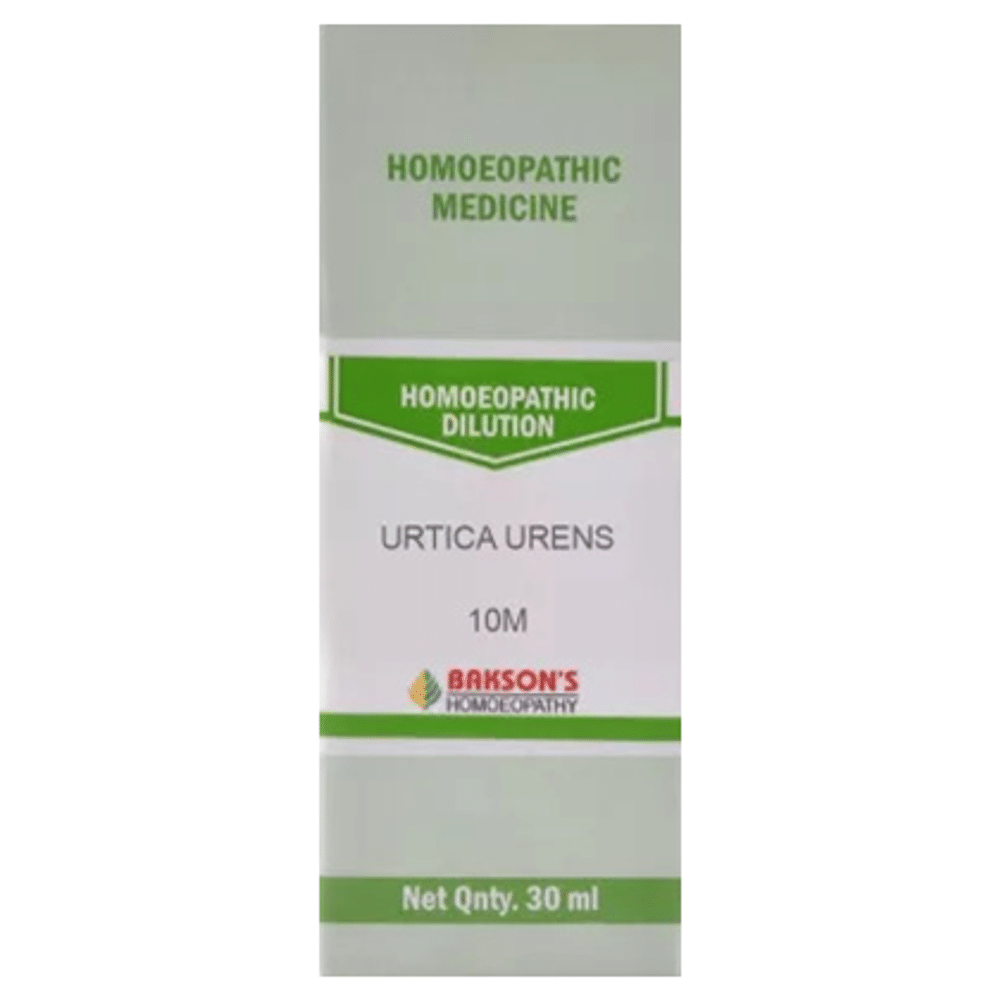 Bakson's Homeopathy Urtica Urens Dilution 10M Bakson's Homeopathy Urtica Urens Dilution 10M