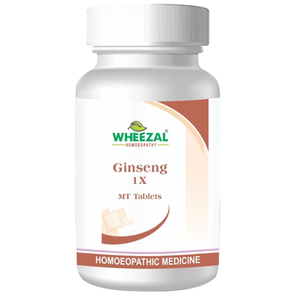 Wheezal Ginseng 1X MT Tablet Wheezal Ginseng 1X MT Tablet