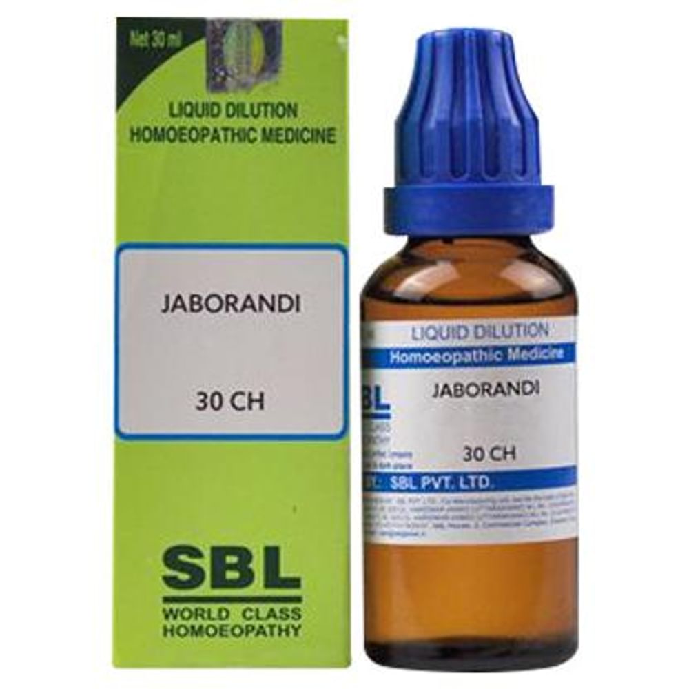 SBL Jaborandi Dilution 30 CH SBL Jaborandi Dilution 30 CH
