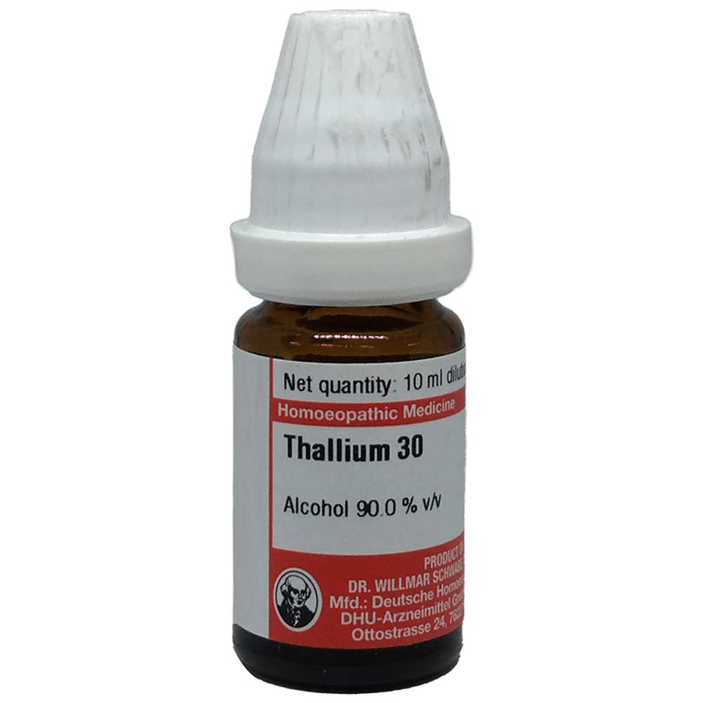 Dr Willmar Schwabe Germany Thallium Dilution 30 Dr Willmar Schwabe Germany Thallium Dilution 30