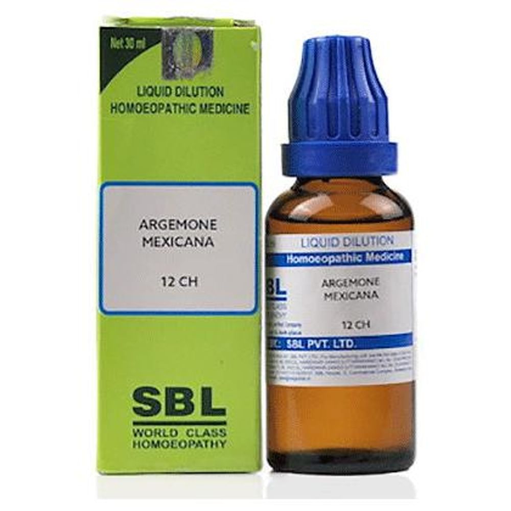 SBL Argemone Mexicana Dilution 12 CH SBL Argemone Mexicana Dilution 12 CH