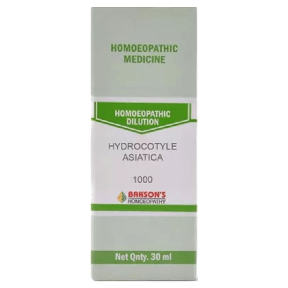 Bakson's Homeopathy Hydrocotyle Asiatica Dilution 1000 CH