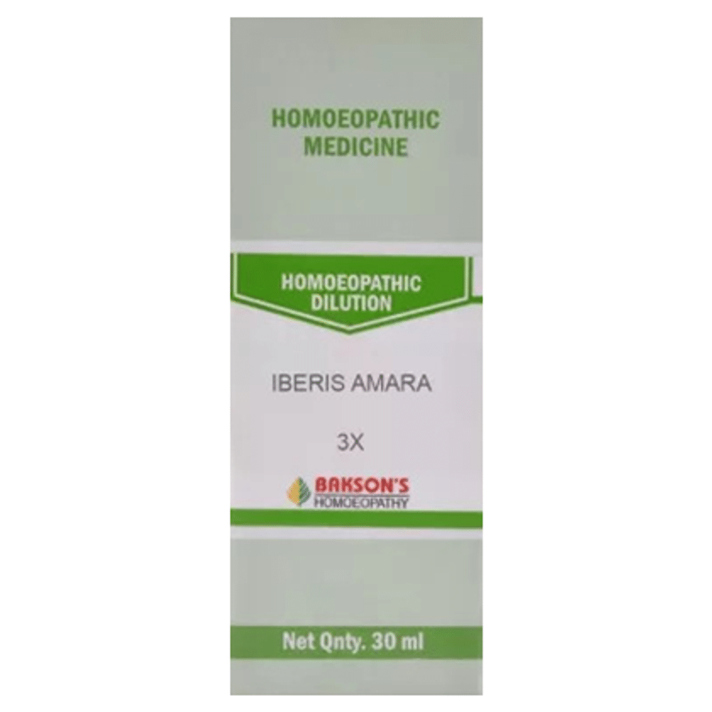 Bakson's Homeopathy Iberis Amara Dilution 3X