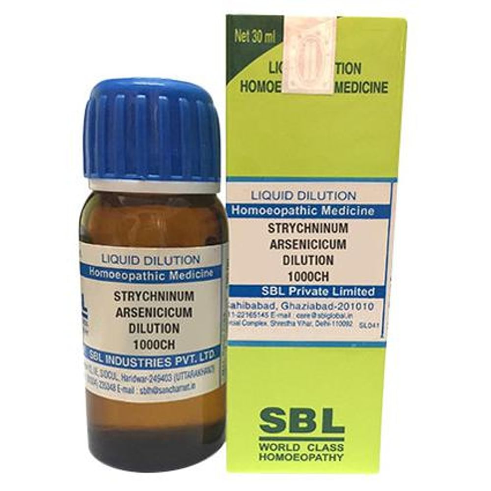SBL Strychninum Arsenicicum Dilution 1000 CH SBL Strychninum Arsenicicum Dilution 1000 CH