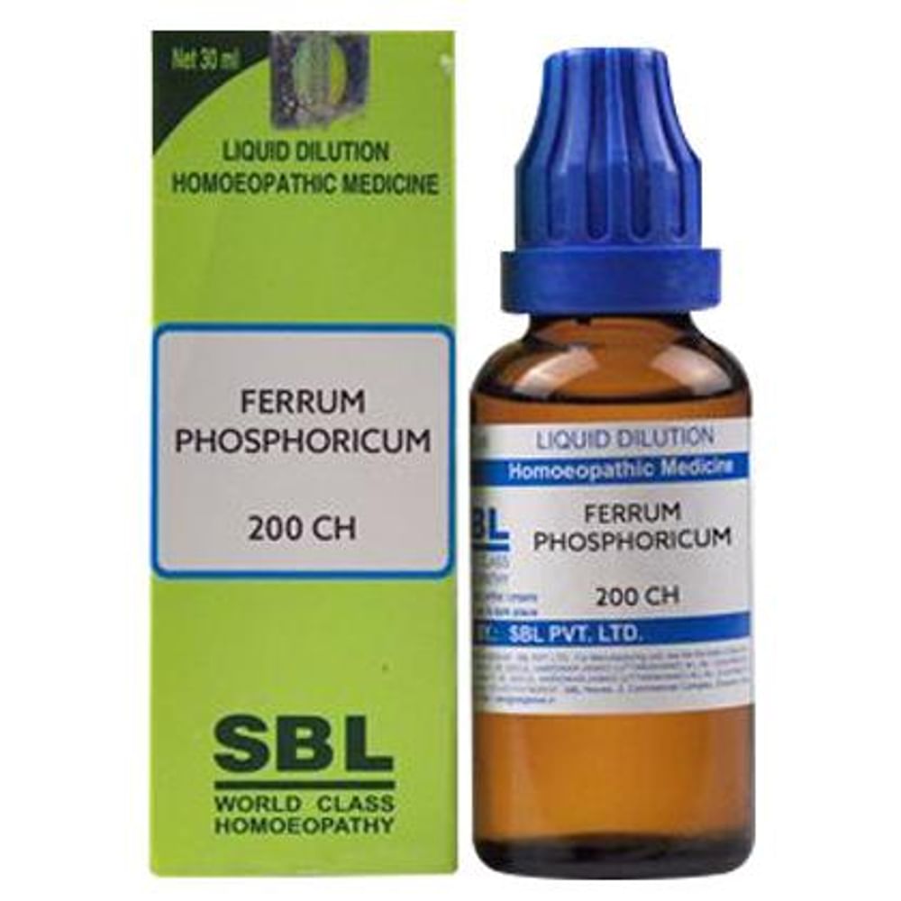 SBL Ferrum Phosphoricum Dilution 200 CH SBL Ferrum Phosphoricum Dilution 200 CH
