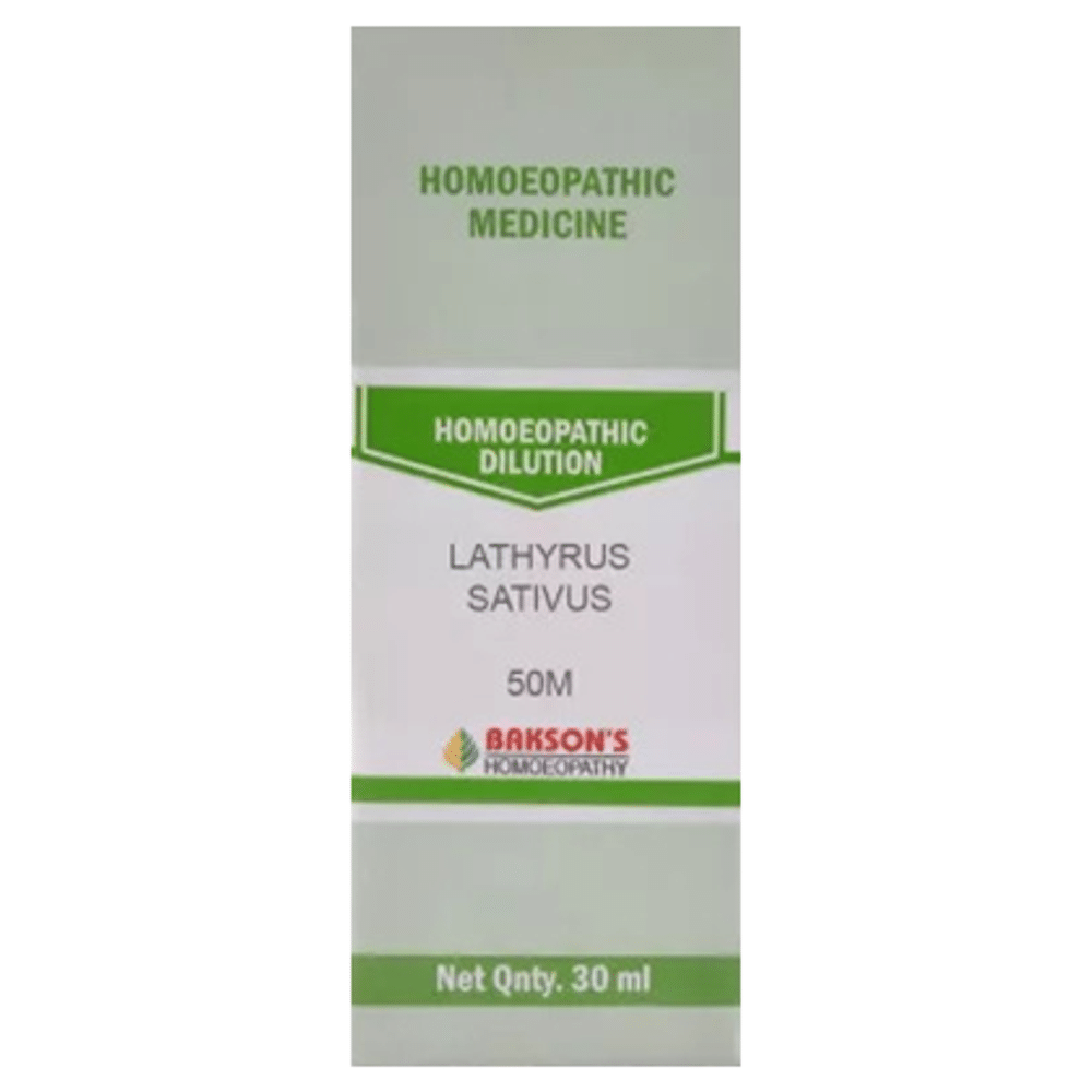 Bakson's Homeopathy Lathyrus Sativus Dilution 50M Bakson's Homeopathy Lathyrus Sativus Dilution 50M