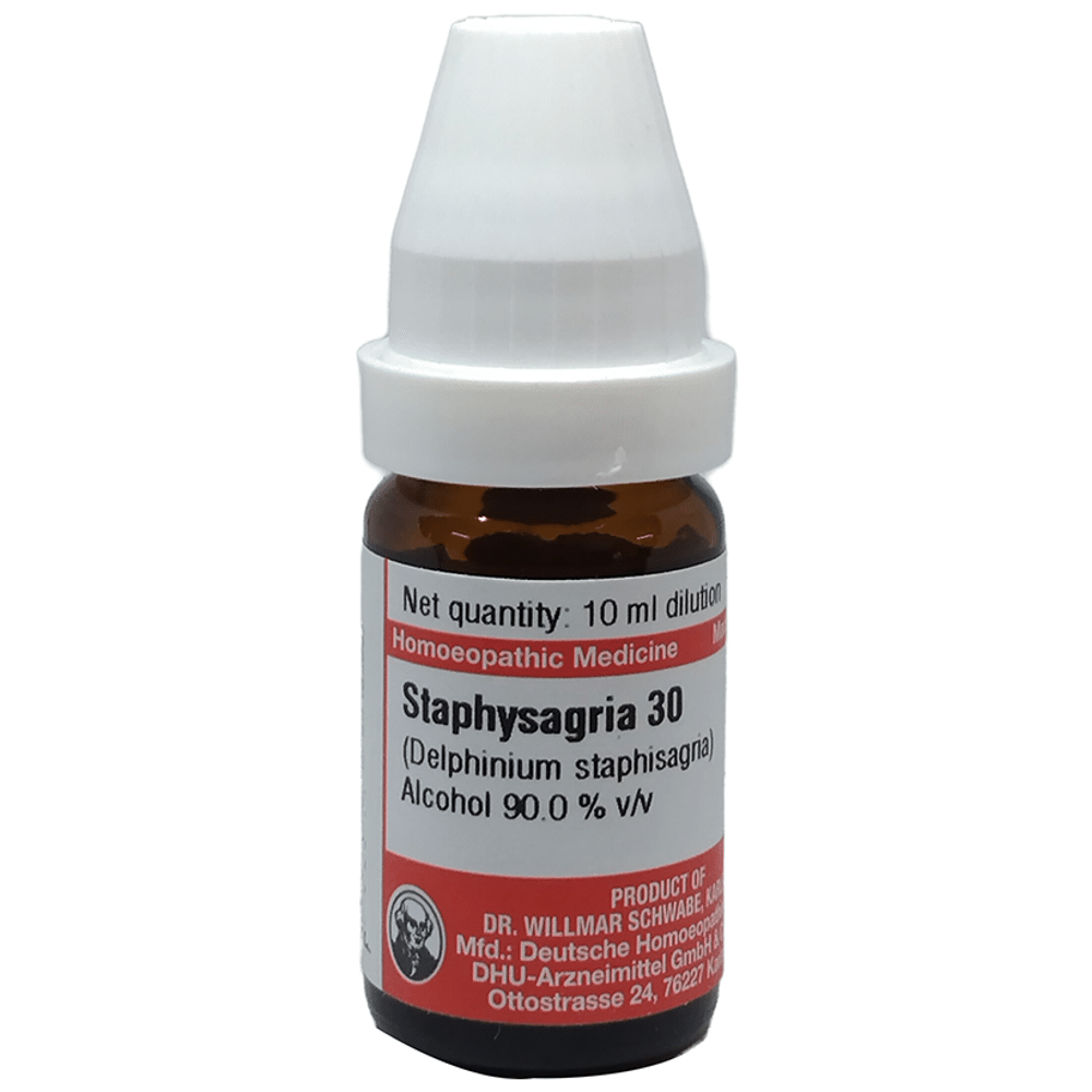 Dr Willmar Schwabe Germany Staphysagria Dilution 30 Dr Willmar Schwabe Germany Staphysagria Dilution 30