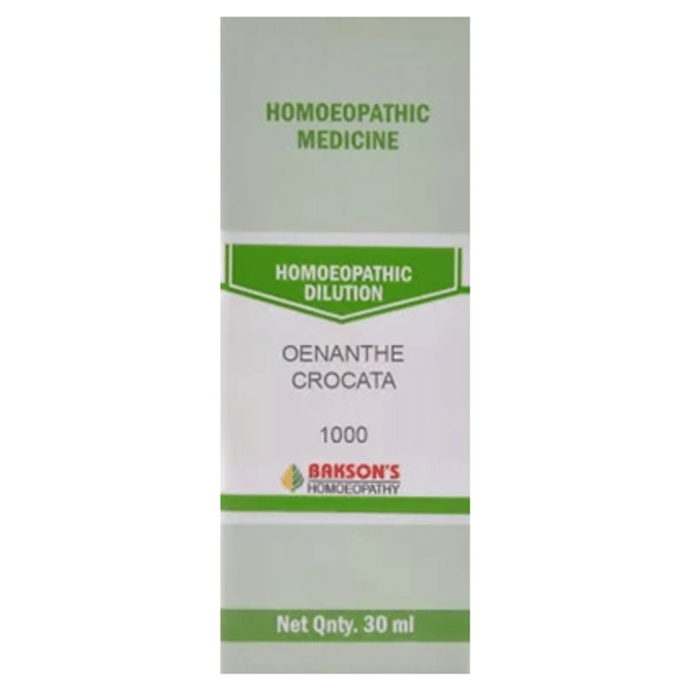 Bakson's Homeopathy Oenanthe Crocata Dilution 1000 CH