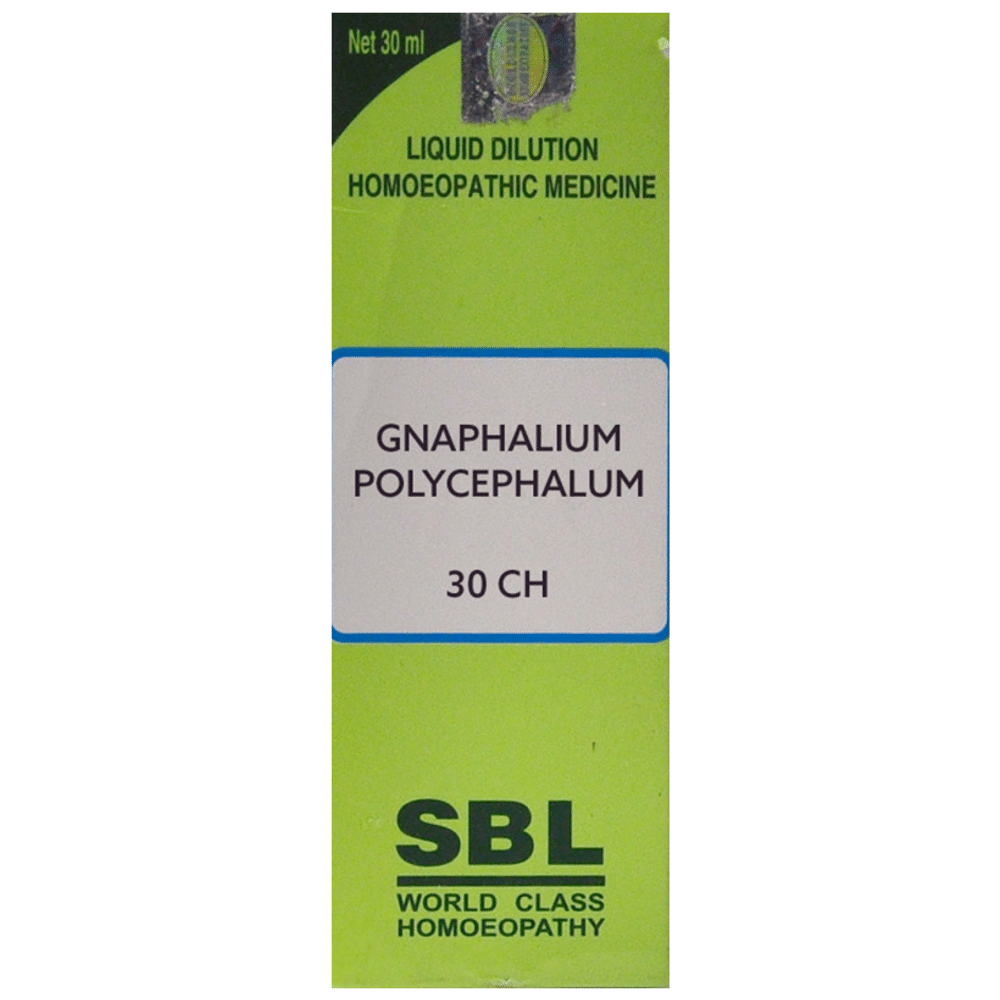 SBL Gnaphalium Polycephalum Dilution 30 CH