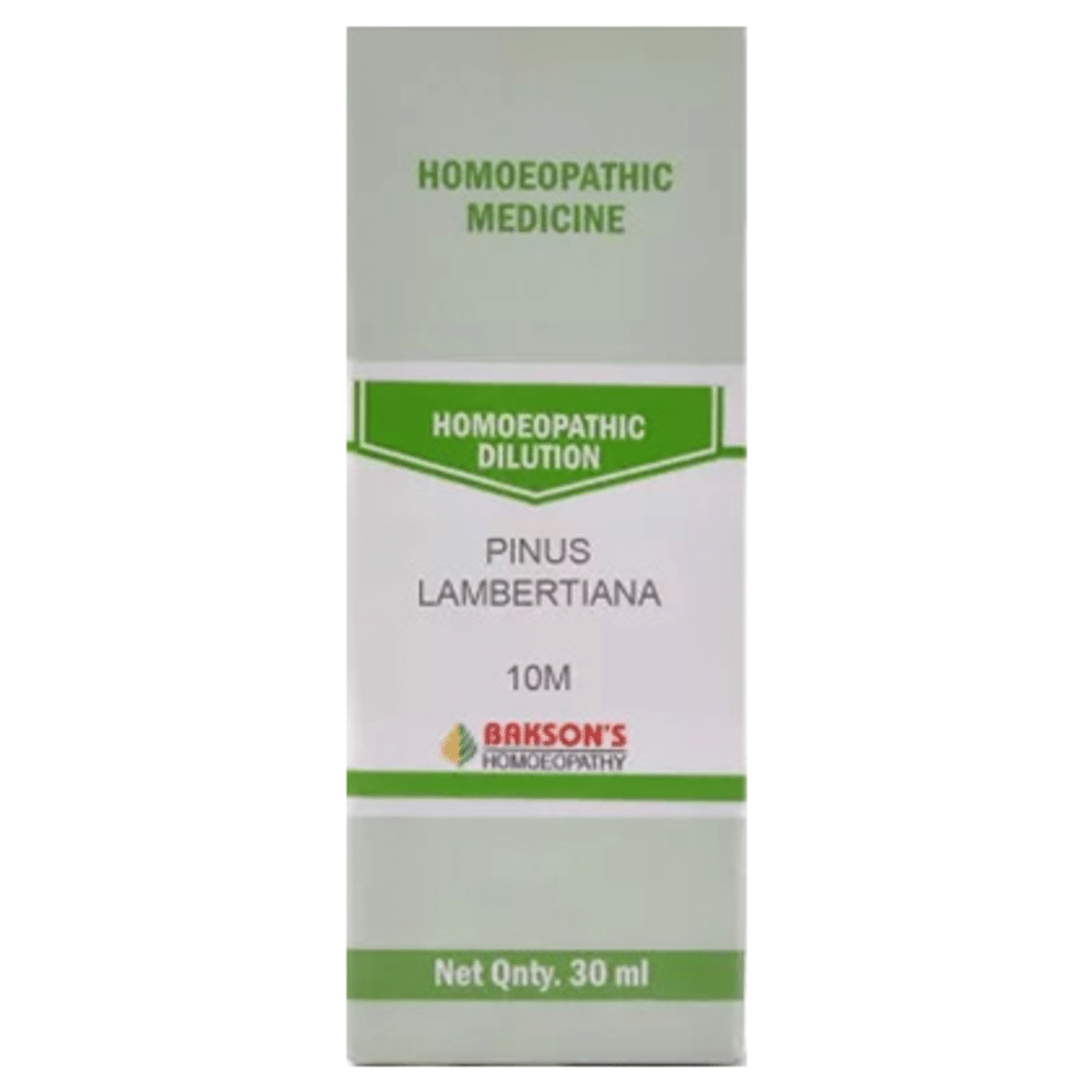 Bakson's Homeopathy Pinus Lambertiana Dilution 10M