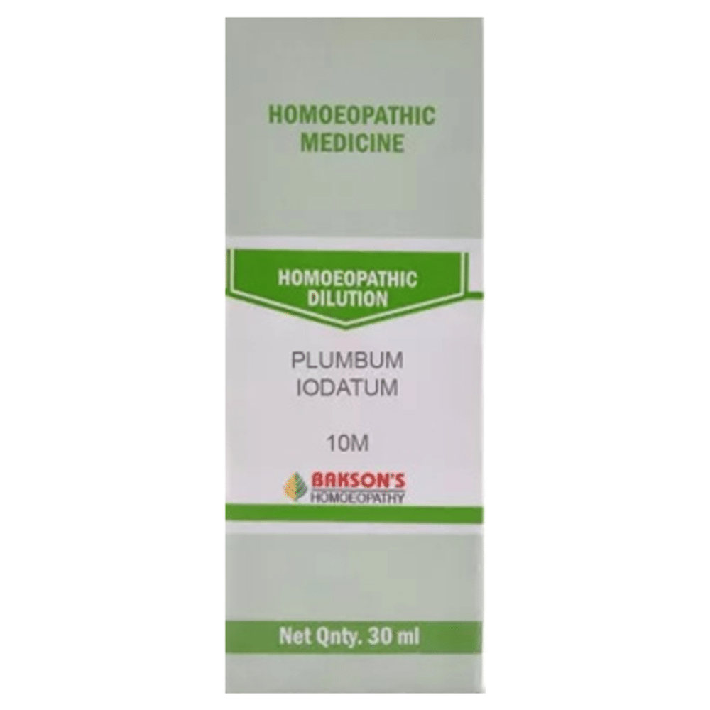 Bakson's Homeopathy Plumbum Iodatum Dilution 10M Bakson's Homeopathy Plumbum Iodatum Dilution 10M
