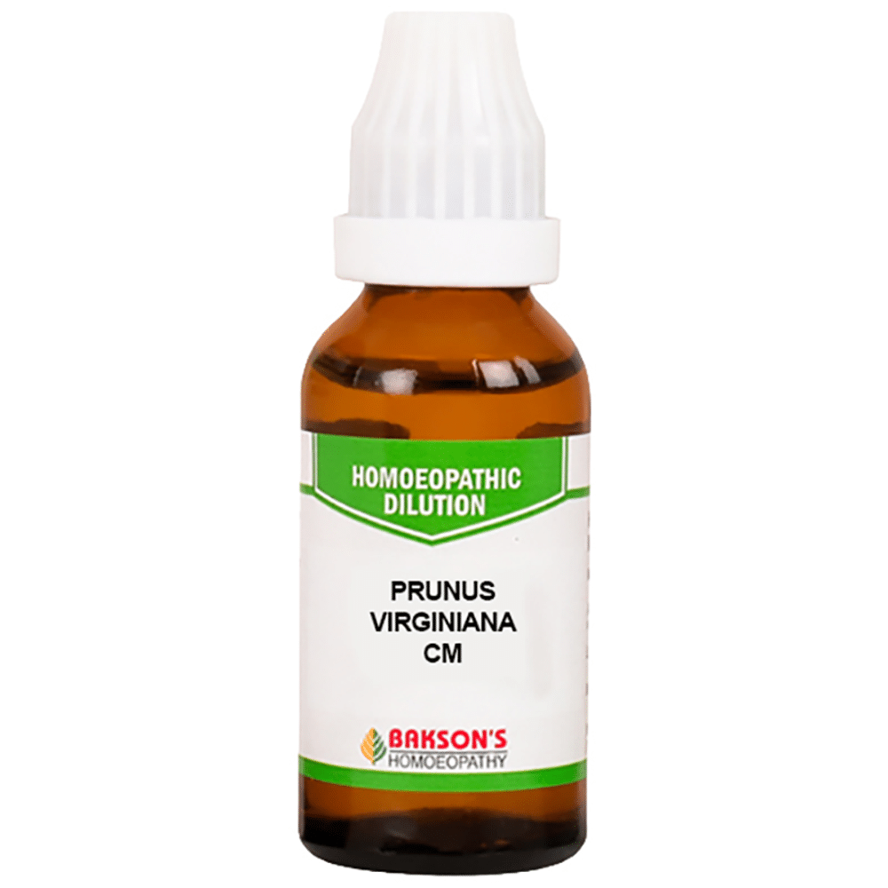Bakson's Homeopathy Prunus Virginiana Dilution CM Bakson's Homeopathy Prunus Virginiana Dilution CM