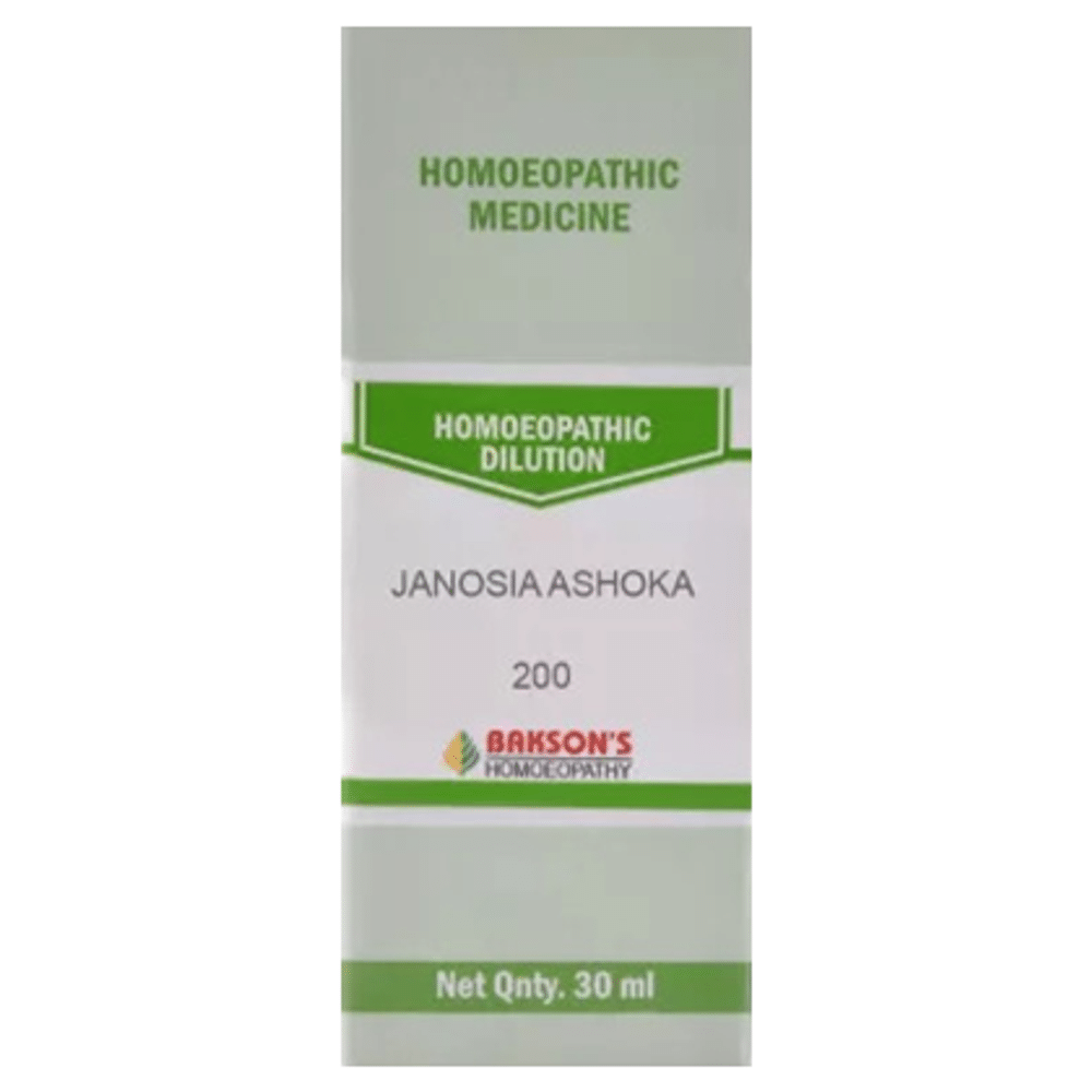 Bakson's Homeopathy Janosia Ashoka Dilution 200 Bakson's Homeopathy Janosia Ashoka Dilution 200