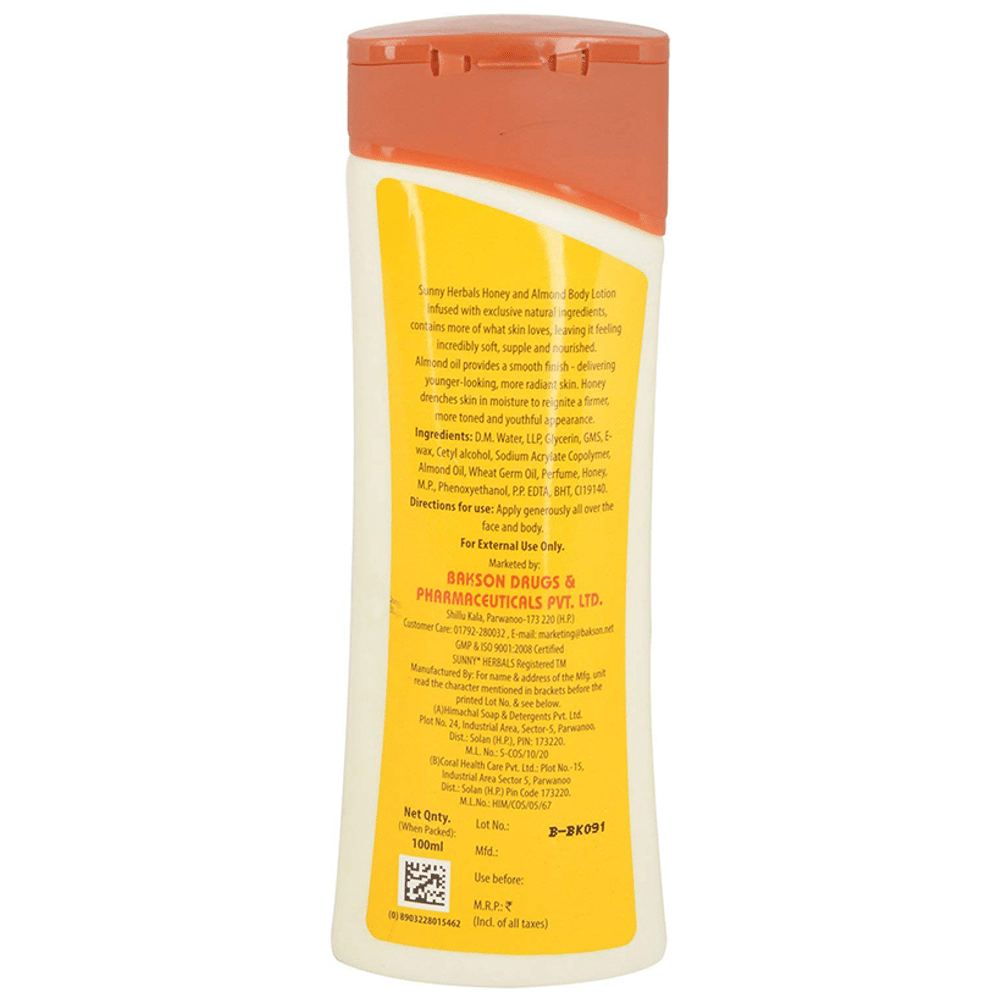 Sunny Herbals Honey And Almond Body Lotion