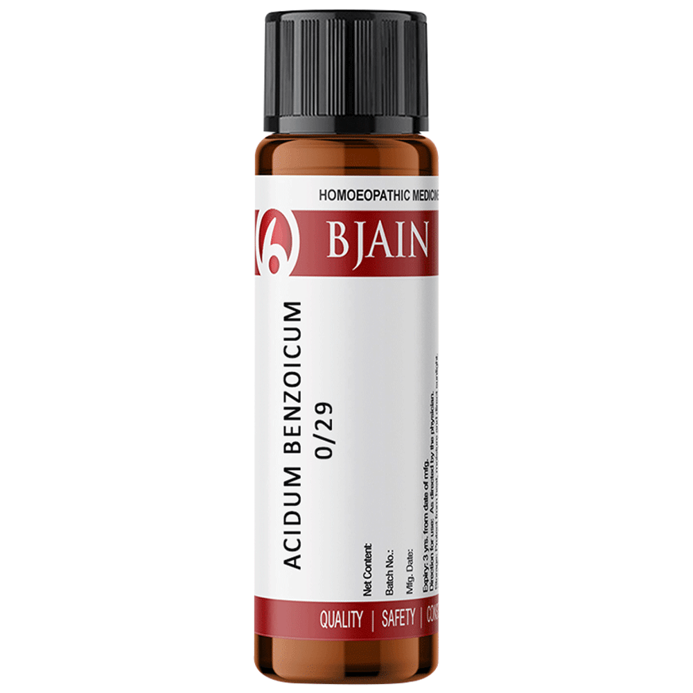Bjain Acidum Benzoicum Globules 0/29 LM Bjain Acidum Benzoicum Globules 0/29 LM